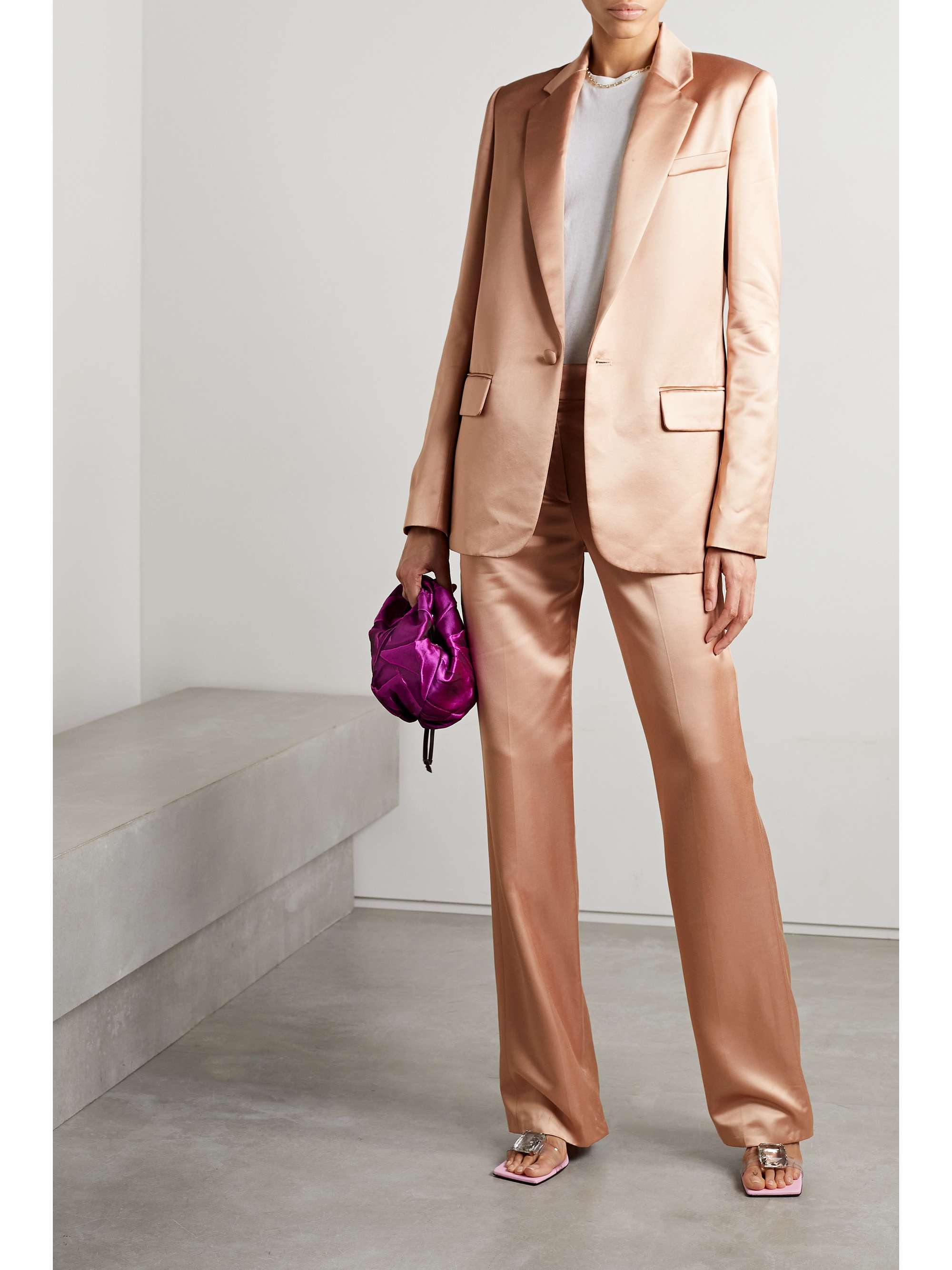 A.L.C. Dakota satin blazer