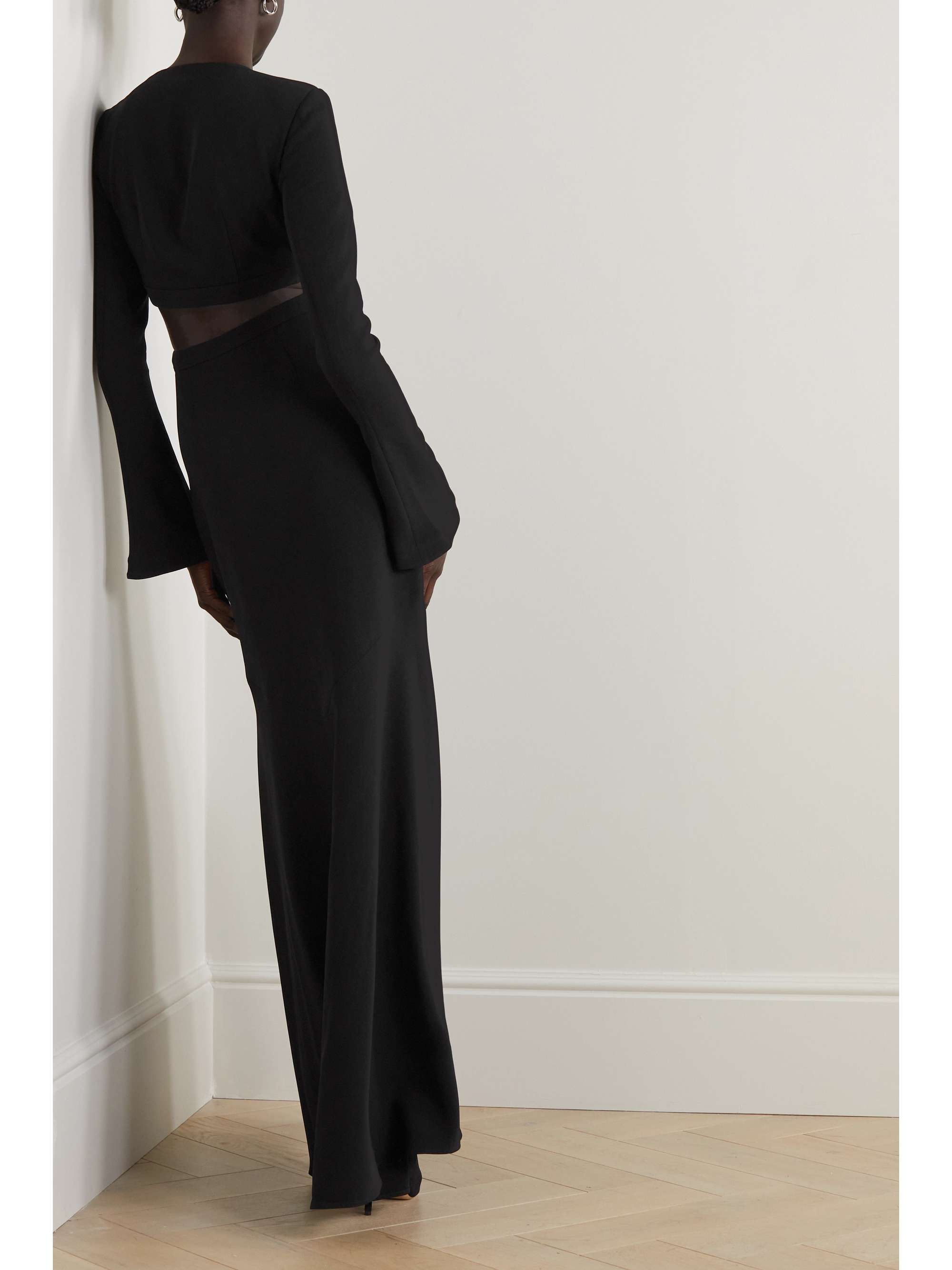A.L.C. Issa cutout cady maxi dress