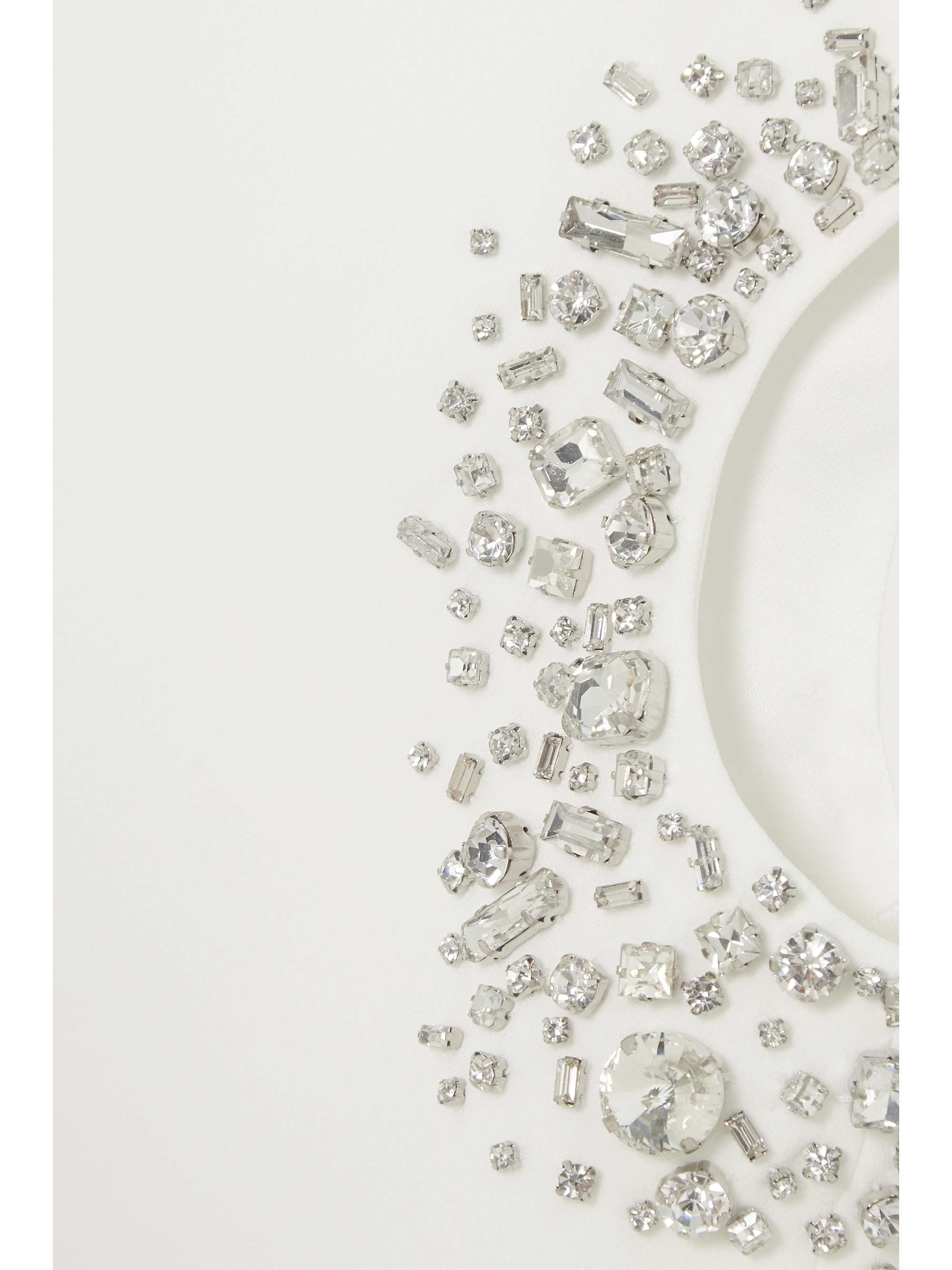 A.L.C. Skye crystal-embellished cutout cady mini dress