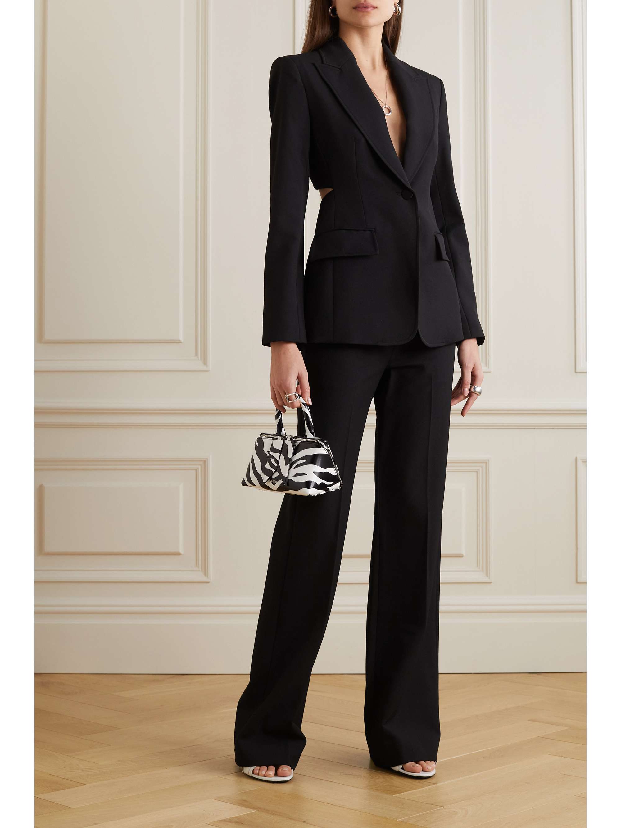 A.L.C. Carlyle cutout woven jacket