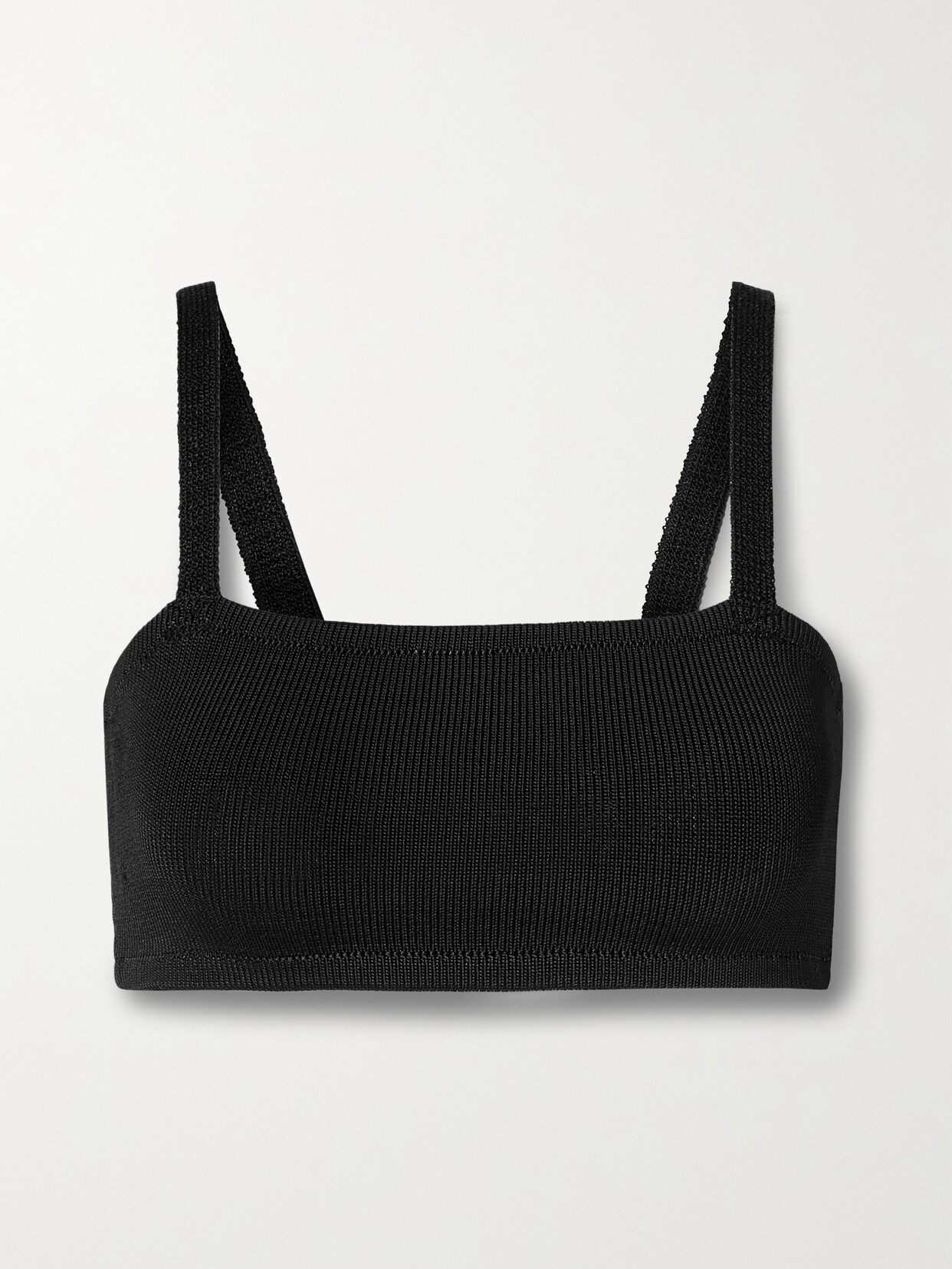 Calle Del Mar - Stretch-knit Bra Top - Black