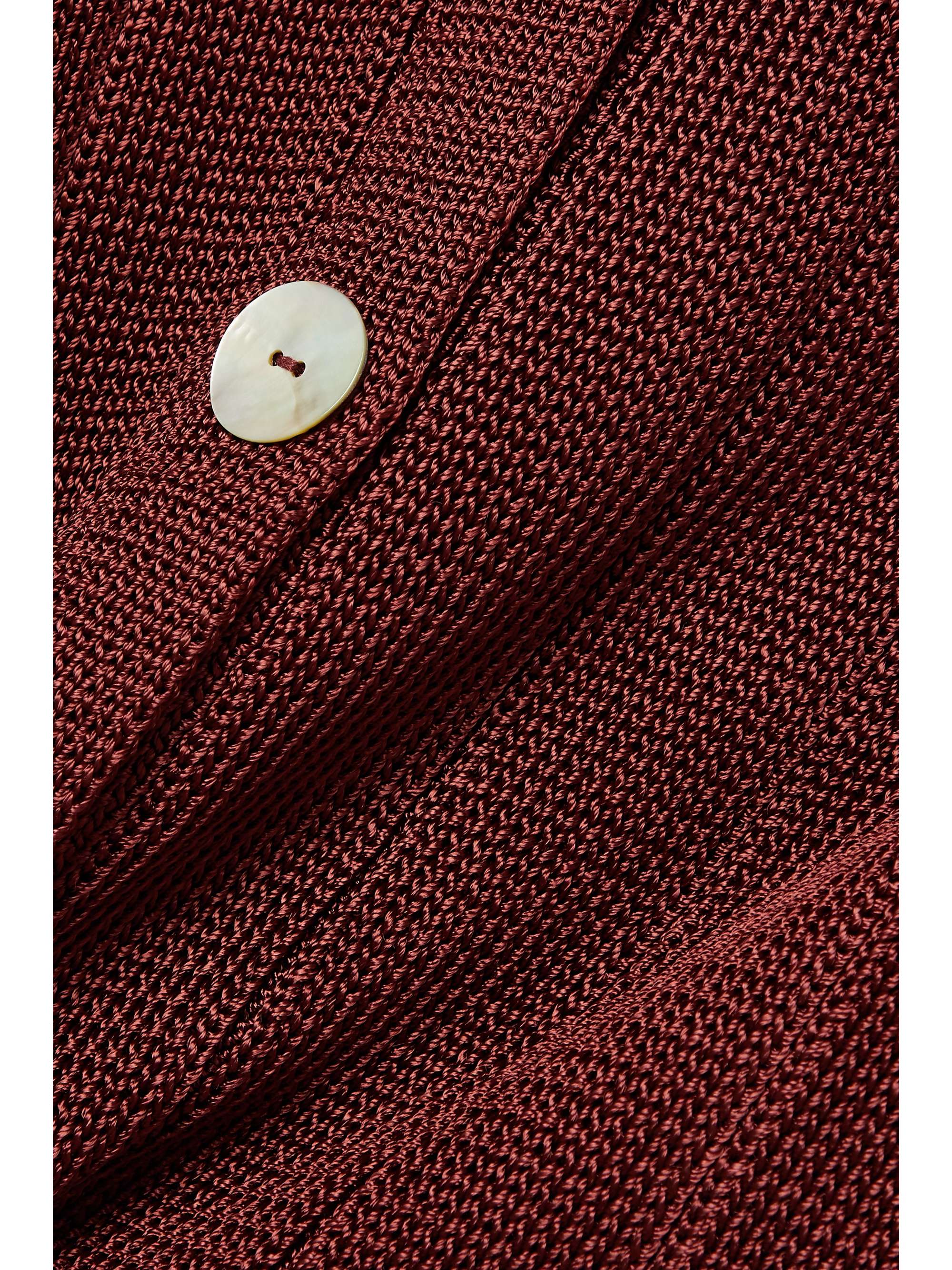 CALLE DEL MAR Ribbed-knit shirt