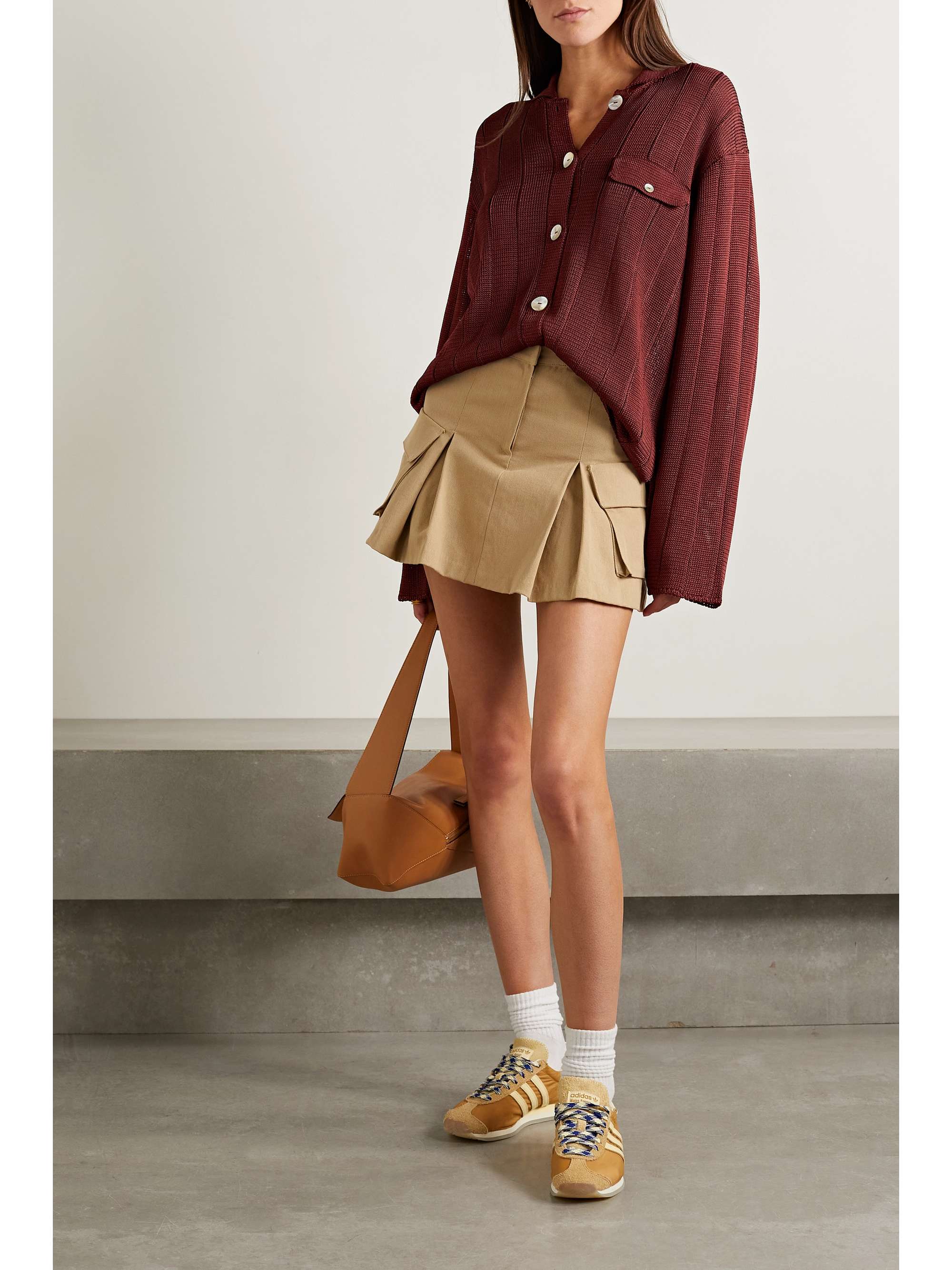 CALLE DEL MAR Ribbed-knit shirt