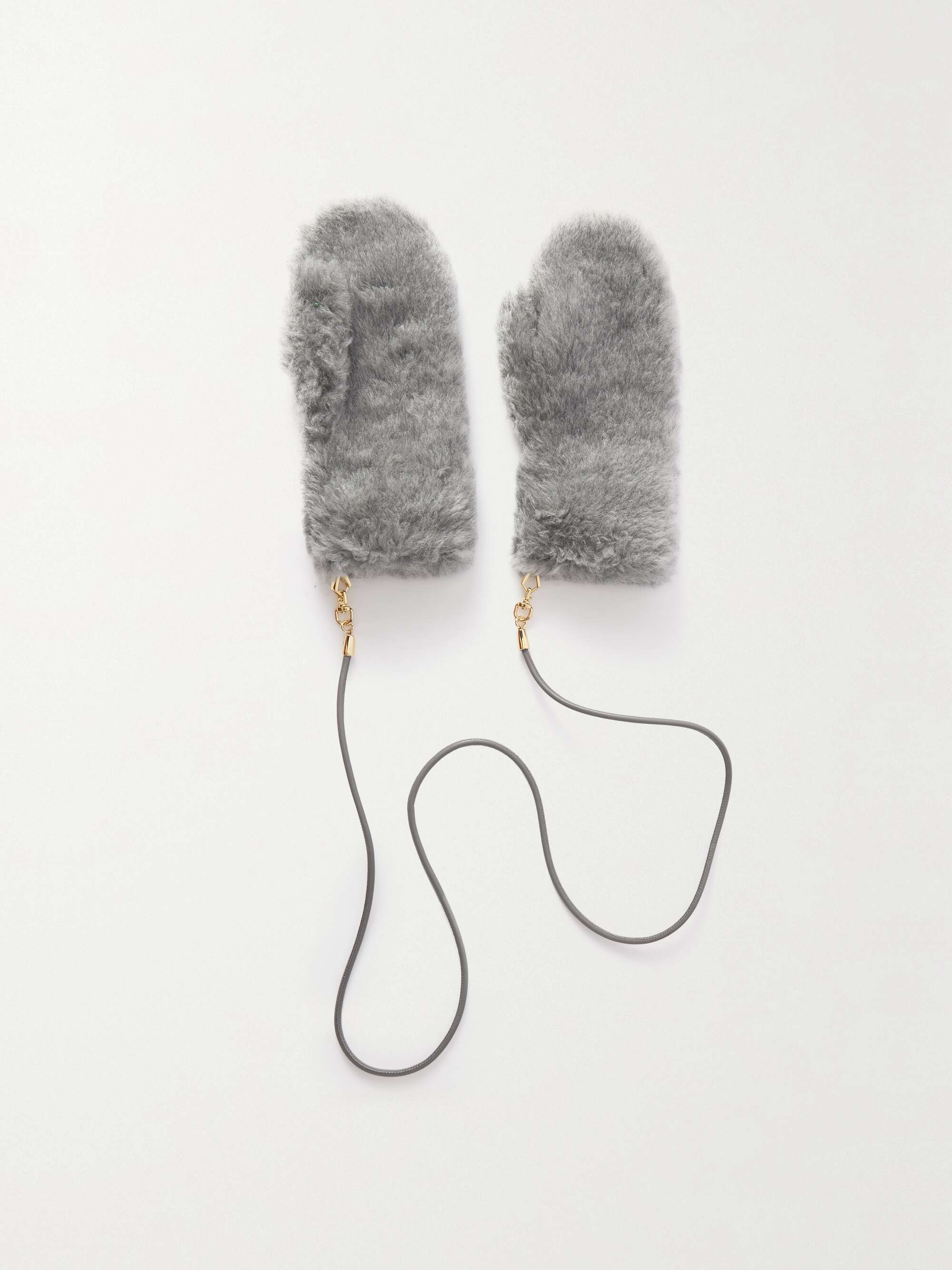 alpaca fur mittens