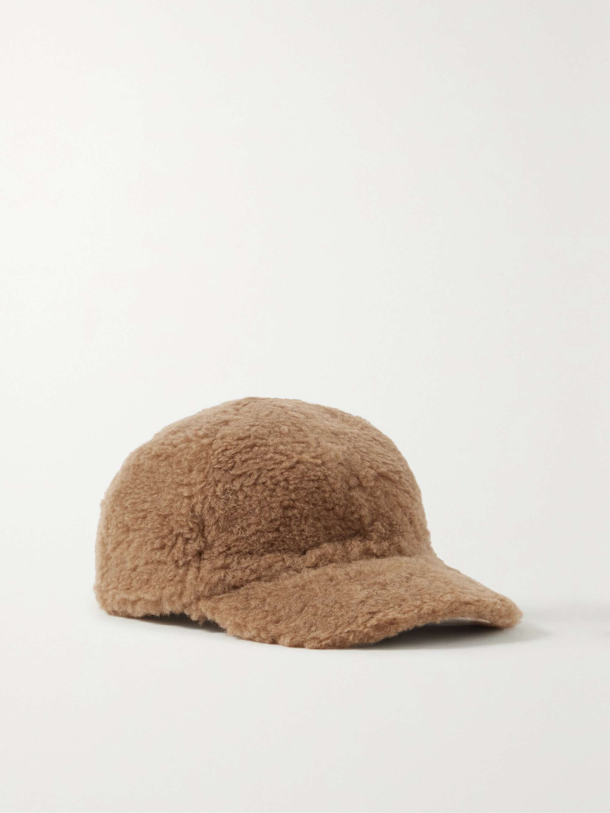 MAX MARA Gimmy camel hair and silk-blend baseball cap | NET-A-PORTER
