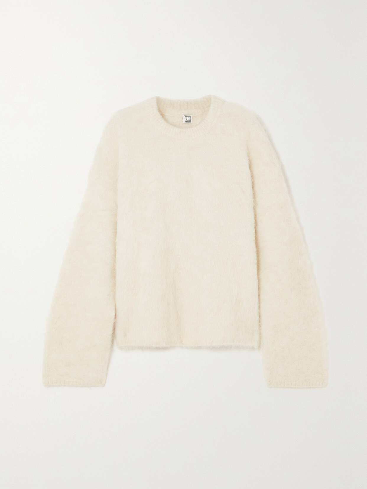 Totême Alpaca-blend Sweater In Off-white