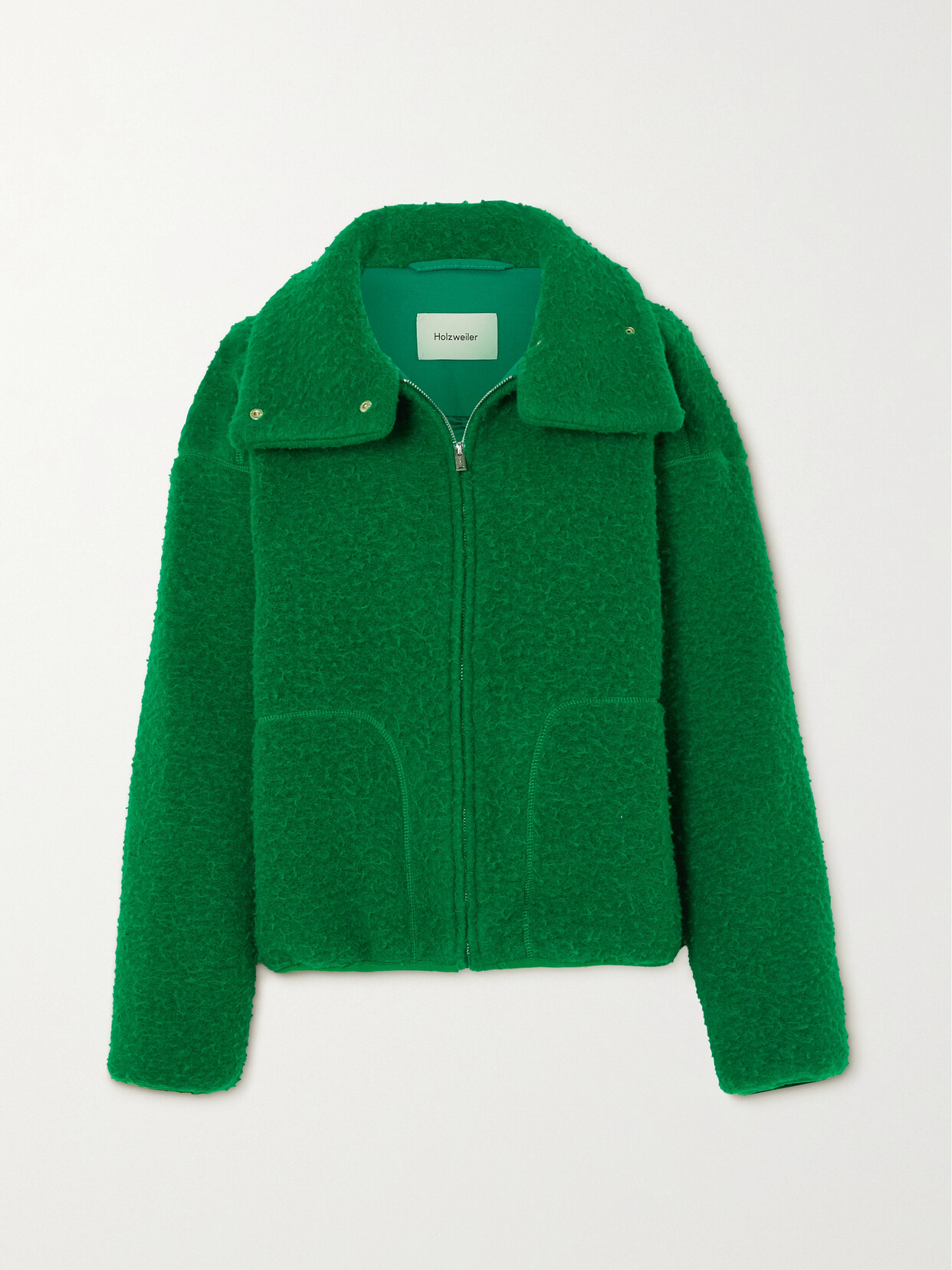 Holzweiler - + Emili Sindlev & Mads Emil Grove Møller Dua Oversized Wool-blend Fleece Jacket - Green