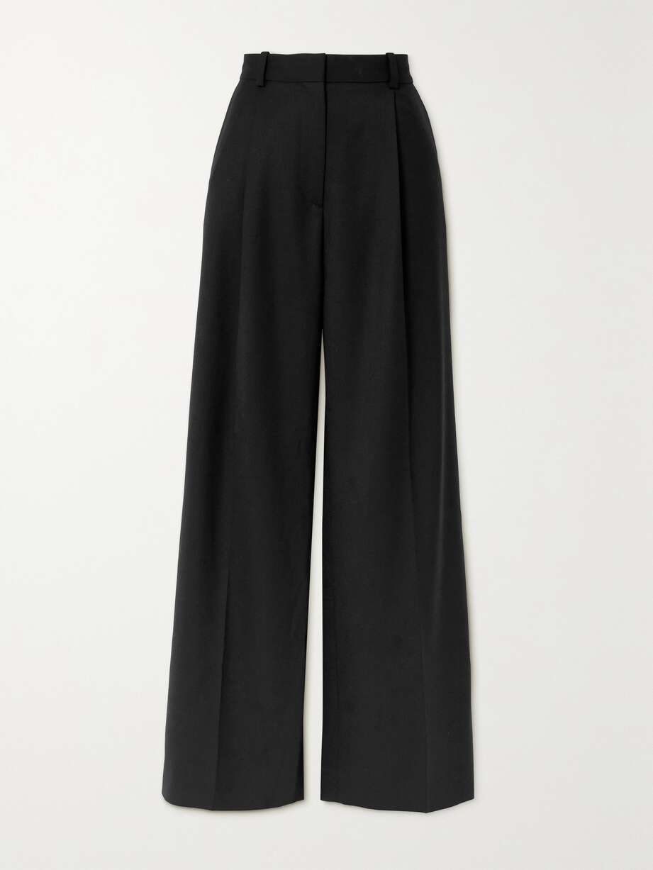 Wide Leg Trousers Black