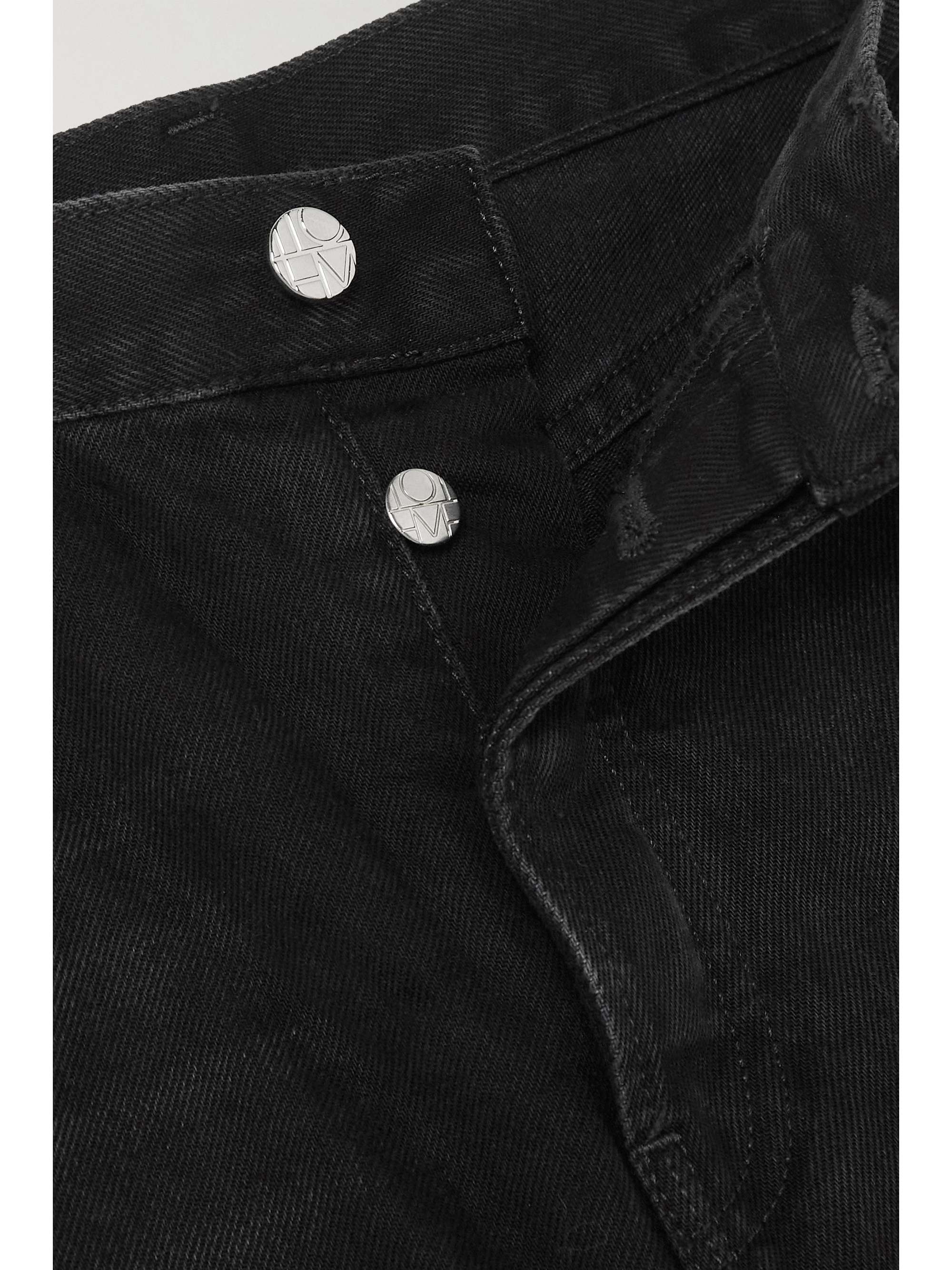 TOTEME Twisted Seam high-rise straight-leg jeans
