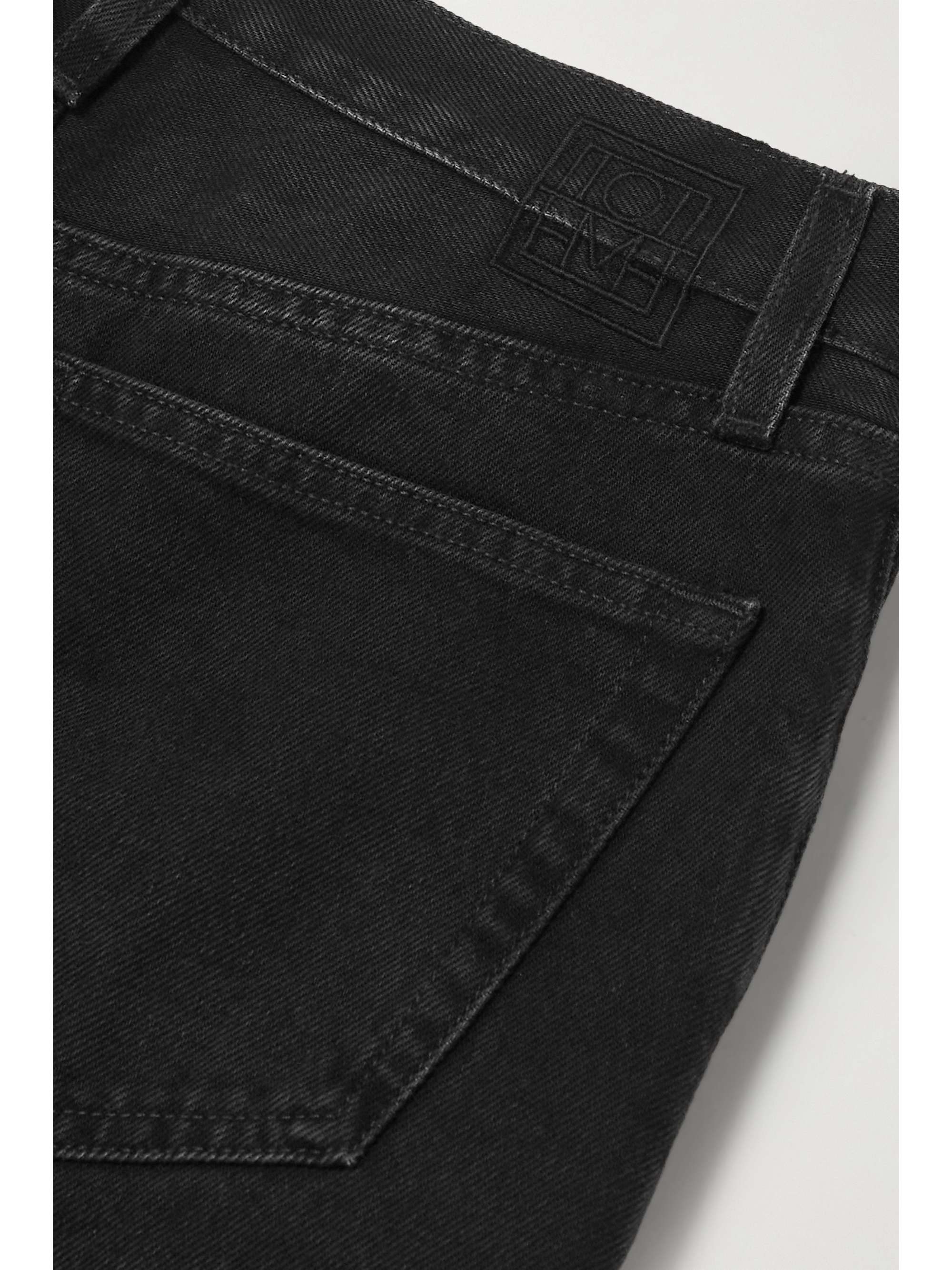 TOTEME Twisted Seam high-rise straight-leg jeans