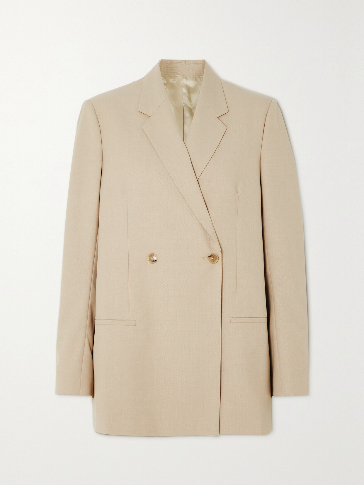 TOTEME Double-breasted Recycled-twill Blazer