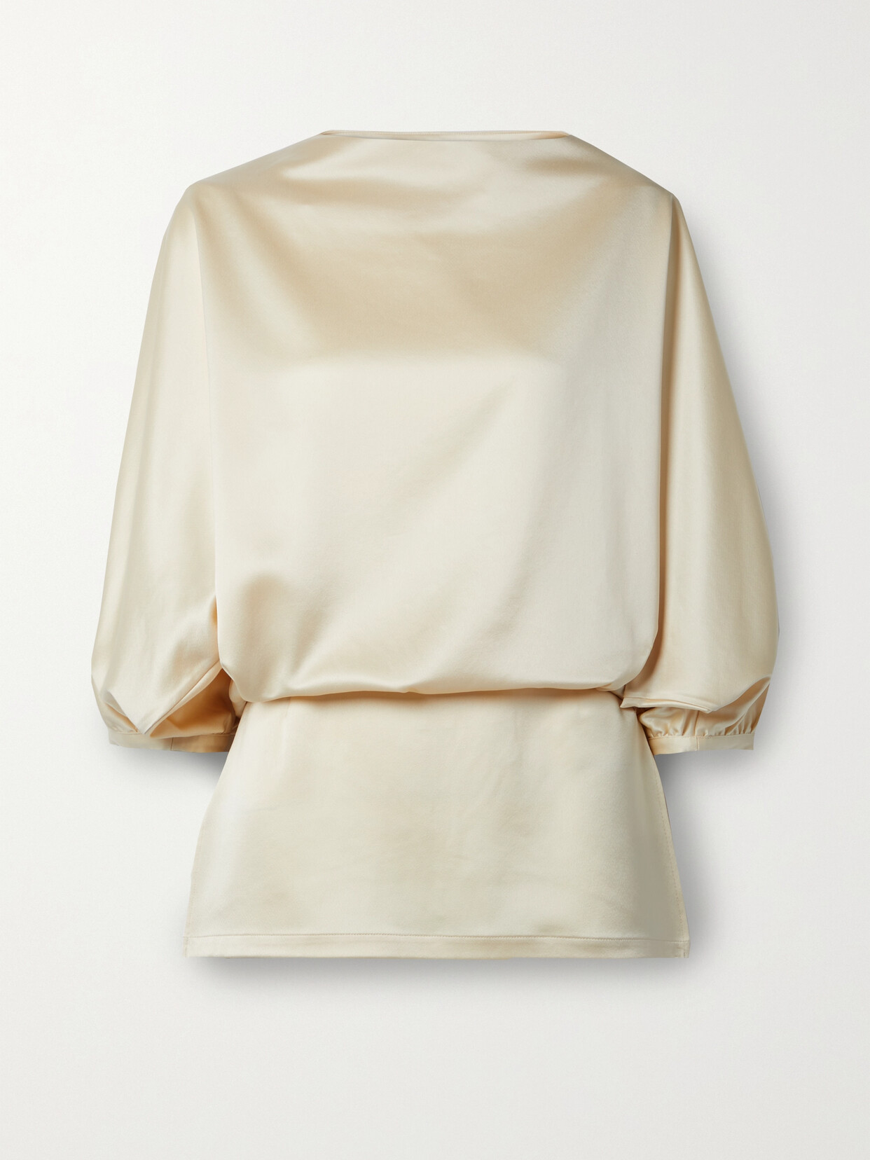 TOTEME Draped Satin Top