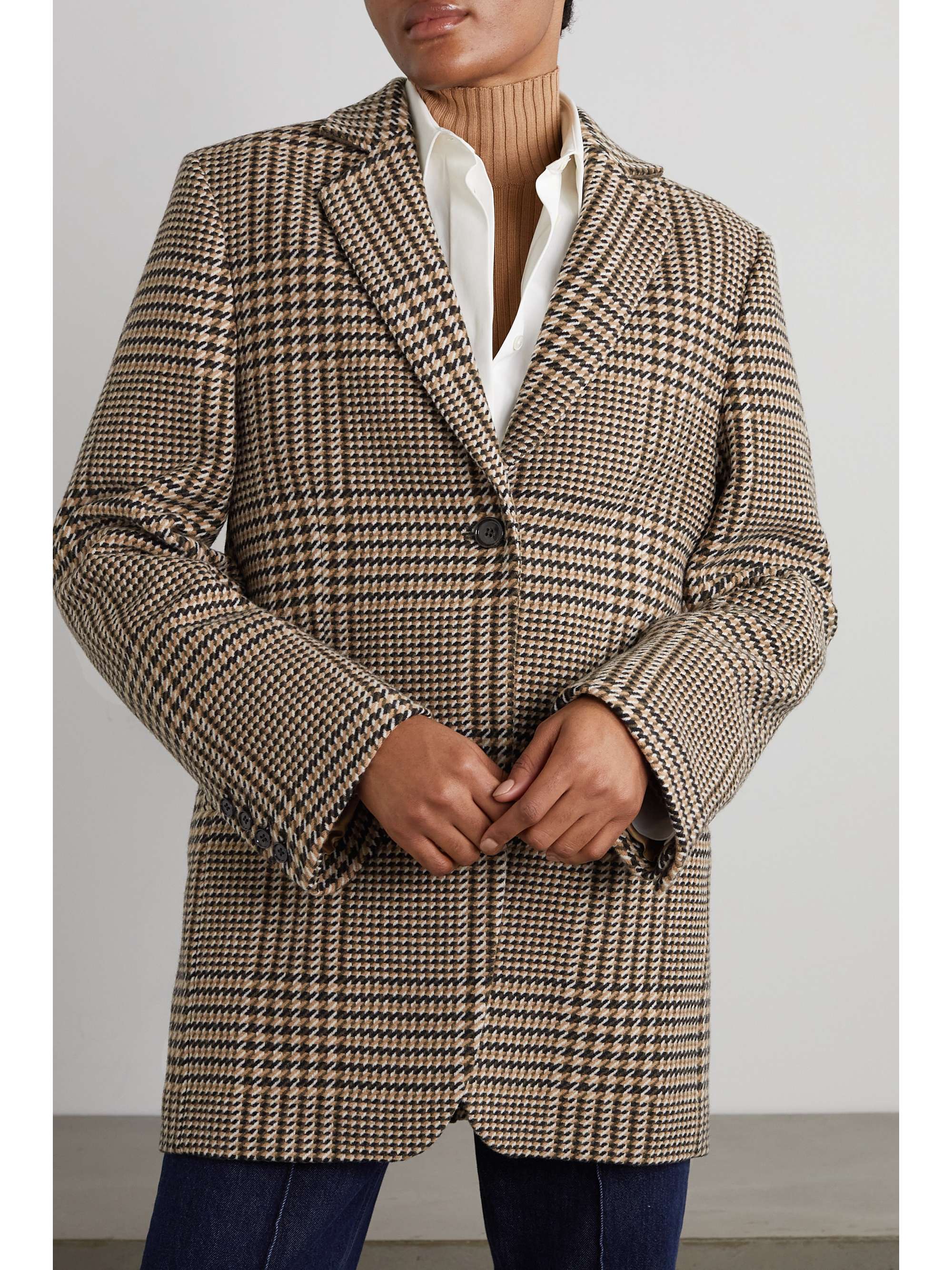 TOTEME Checked wool-tweed blazer