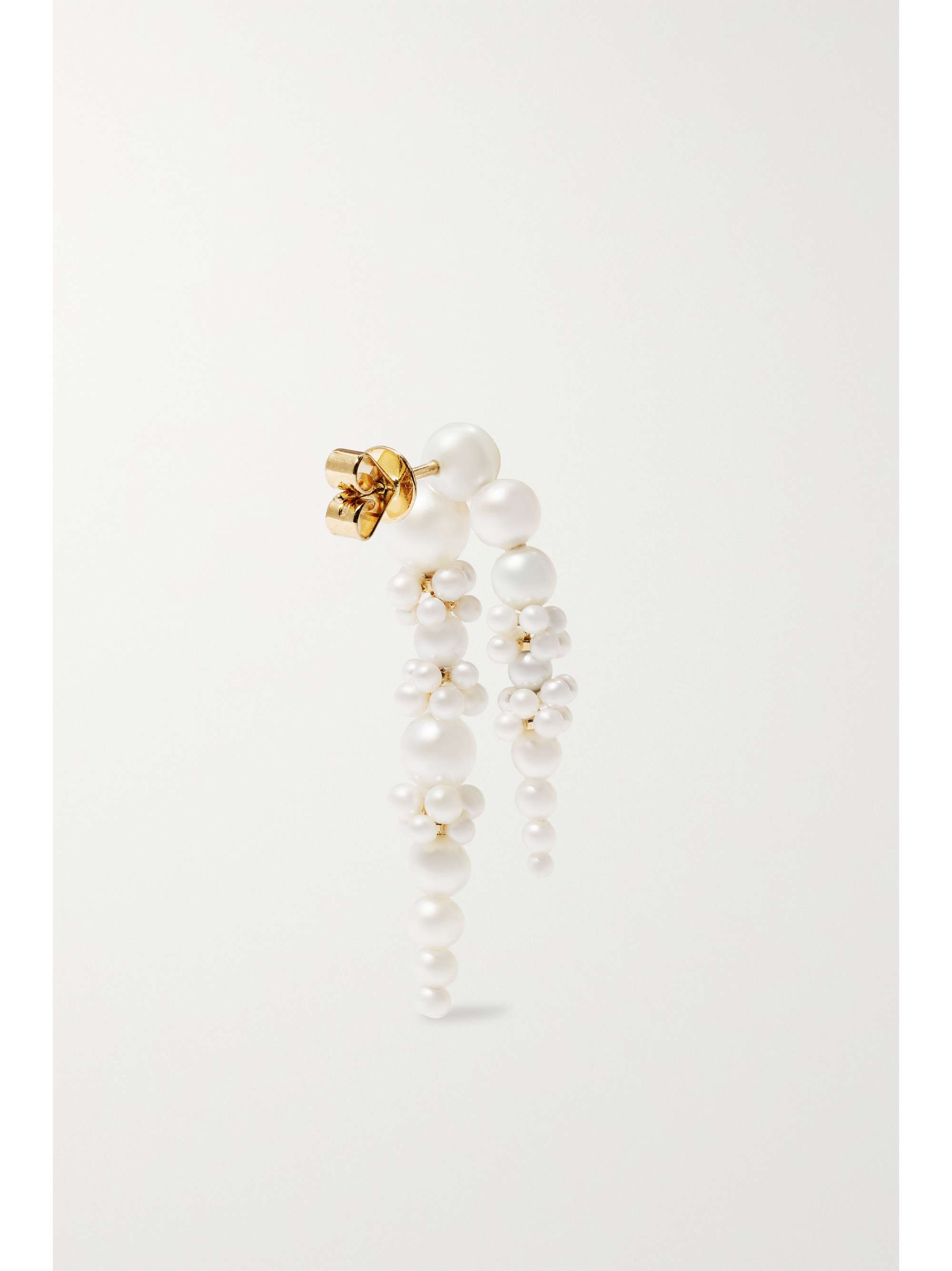 SOPHIE BILLE BRAHE Palais de Nuit 14-karat gold pearl single earring
