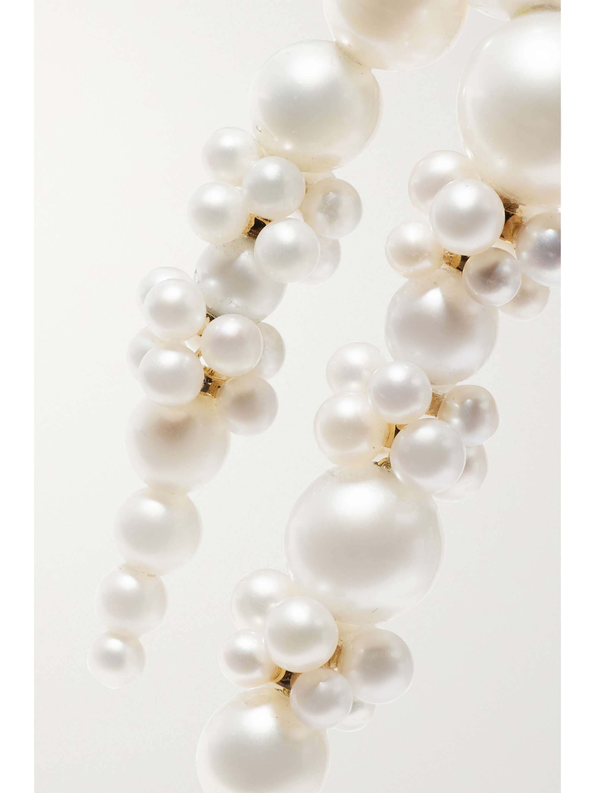 SOPHIE BILLE BRAHE Palais de Nuit 14-karat gold pearl single earring