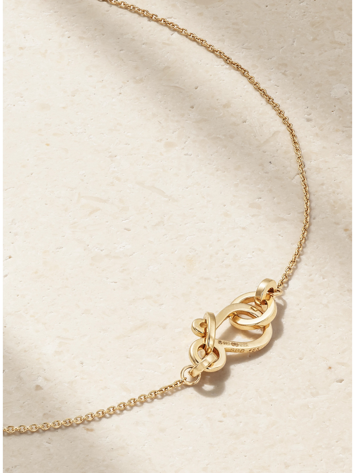 Sophie Bille Brahe Orangerie De Perles 14-karat Gold Pearl Necklace In Gold