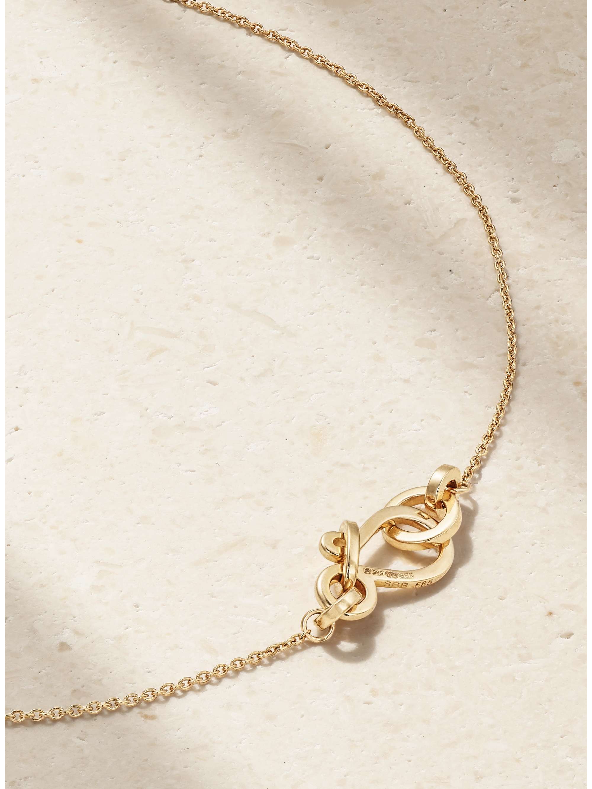 SOPHIE BILLE BRAHE Orangerie de Perles 14-karat gold pearl necklace