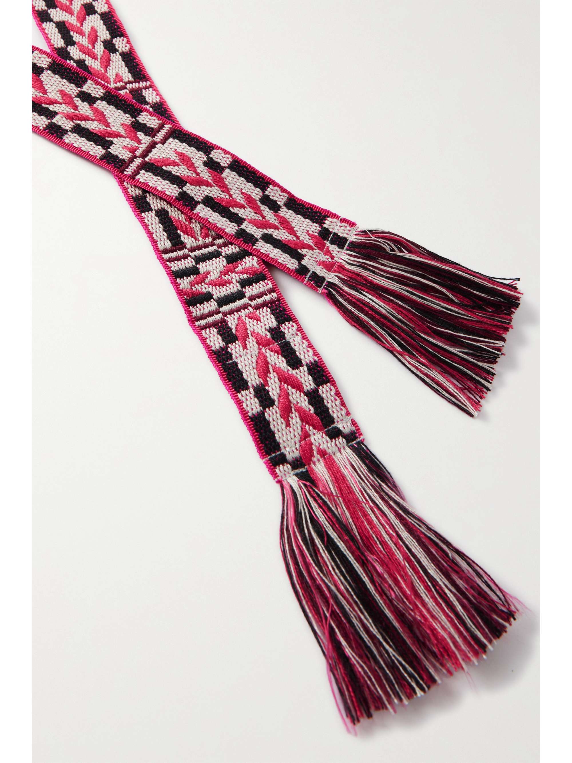 ISABEL MARANT Ceinture en tissu à franges Etka