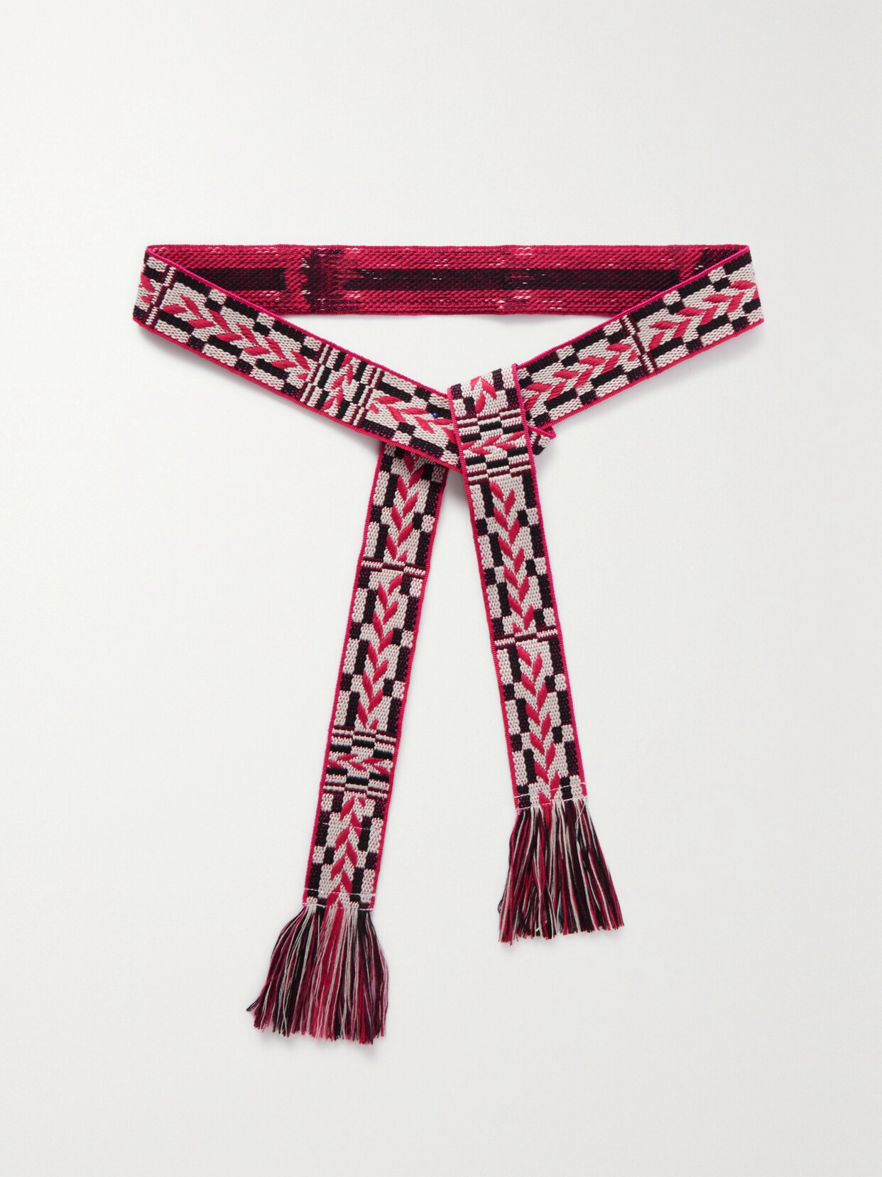 Isabel Marant - Ekta Fringed Woven Belt - Black