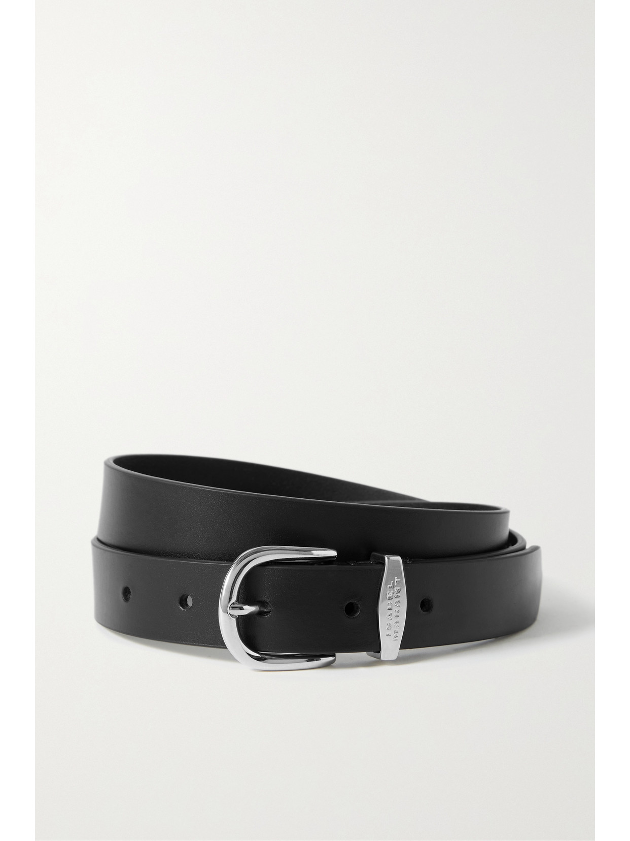 Isabel Marant Zadd Leather Belt In Black