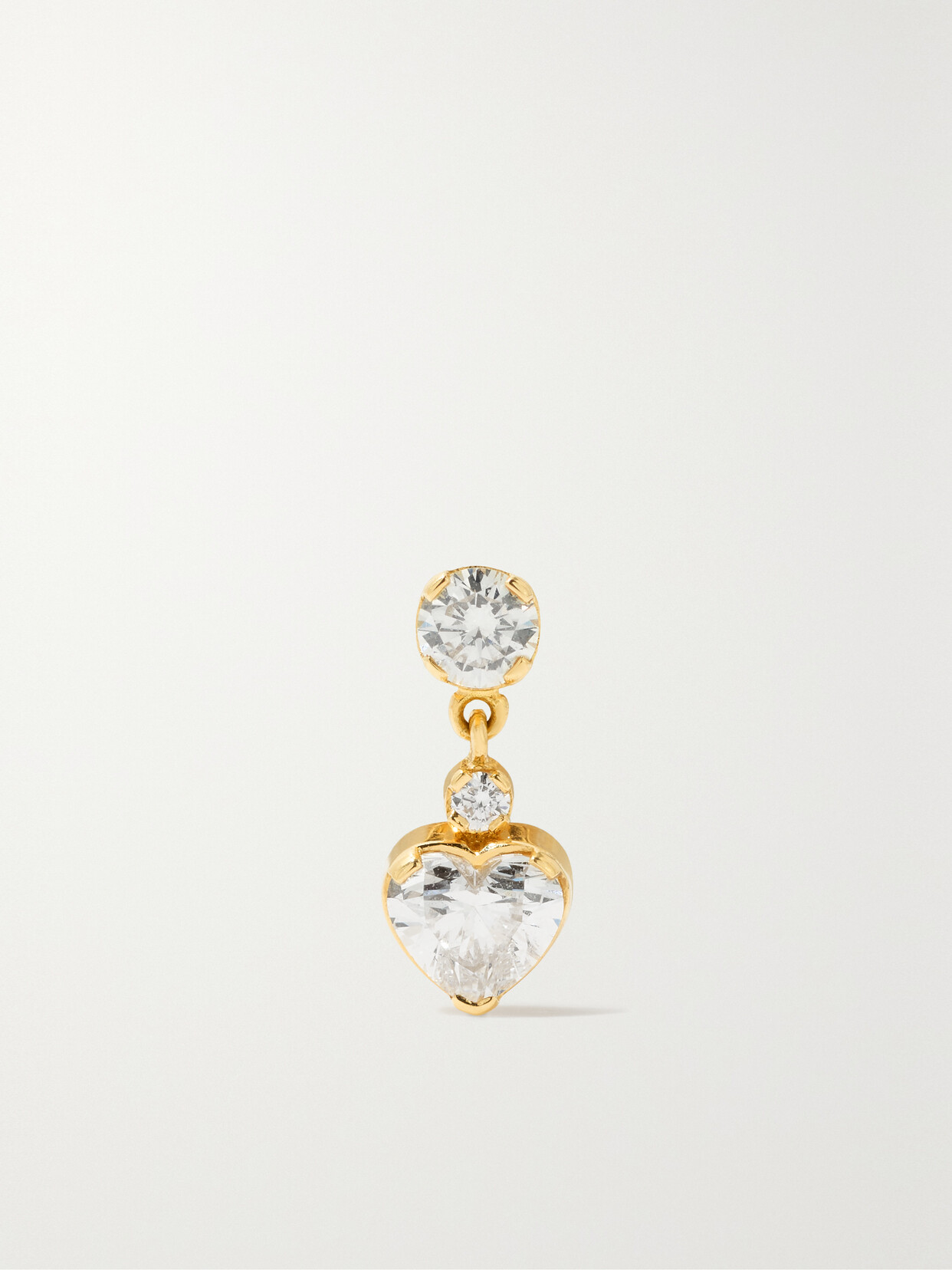 Sophie Bille Brahe - Chambre Diamant 18-karat Gold Diamond Single Earring - one size