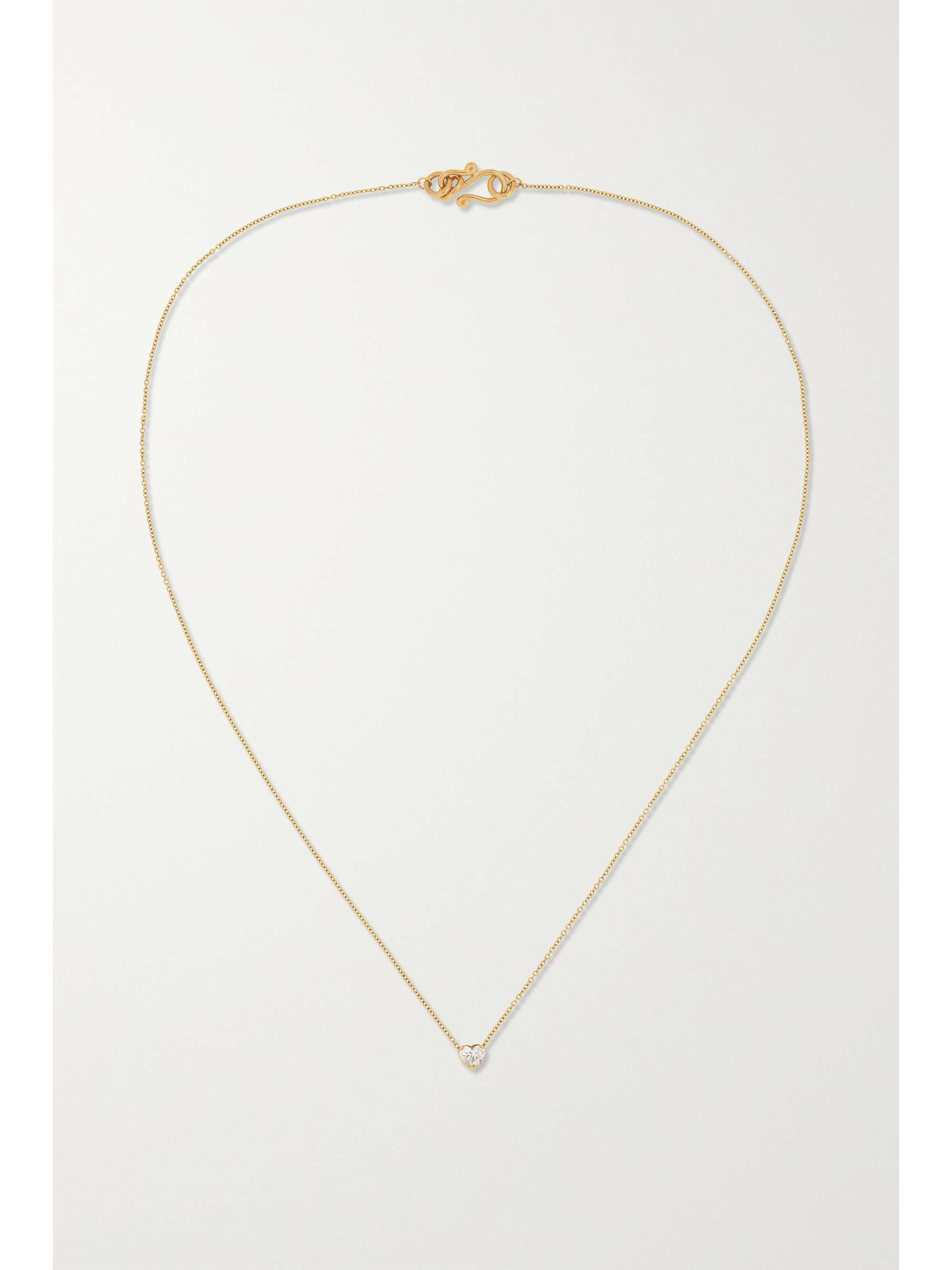 SOPHIE BILLE BRAHE Orangerie de Coeur Kette aus 18 Karat Gold mit Diamant