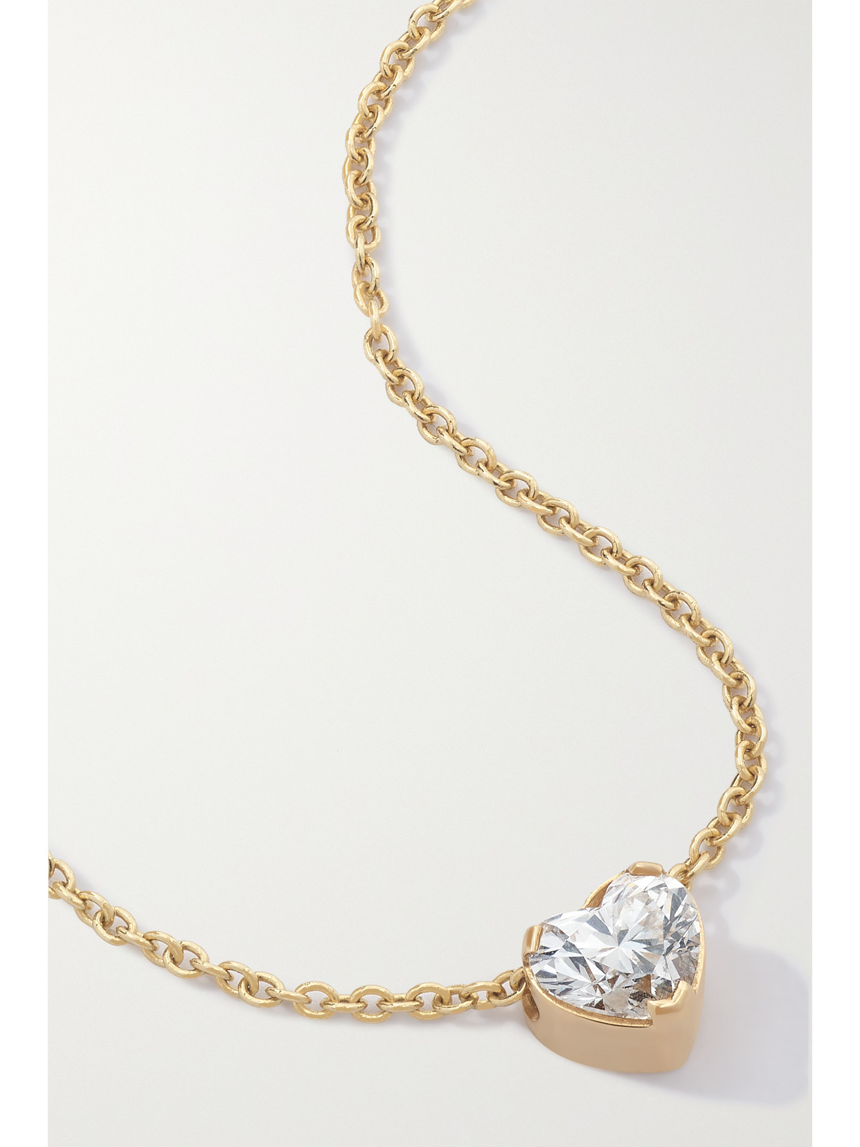 Sophie Bille Brahe Orangerie De Coeur 18-karat Gold Diamond Necklace