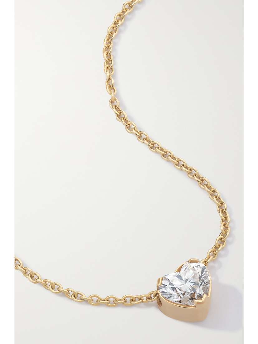 Sophie Bille Brahe Orangerie De Coeur 18-karat Gold Diamond Necklace
