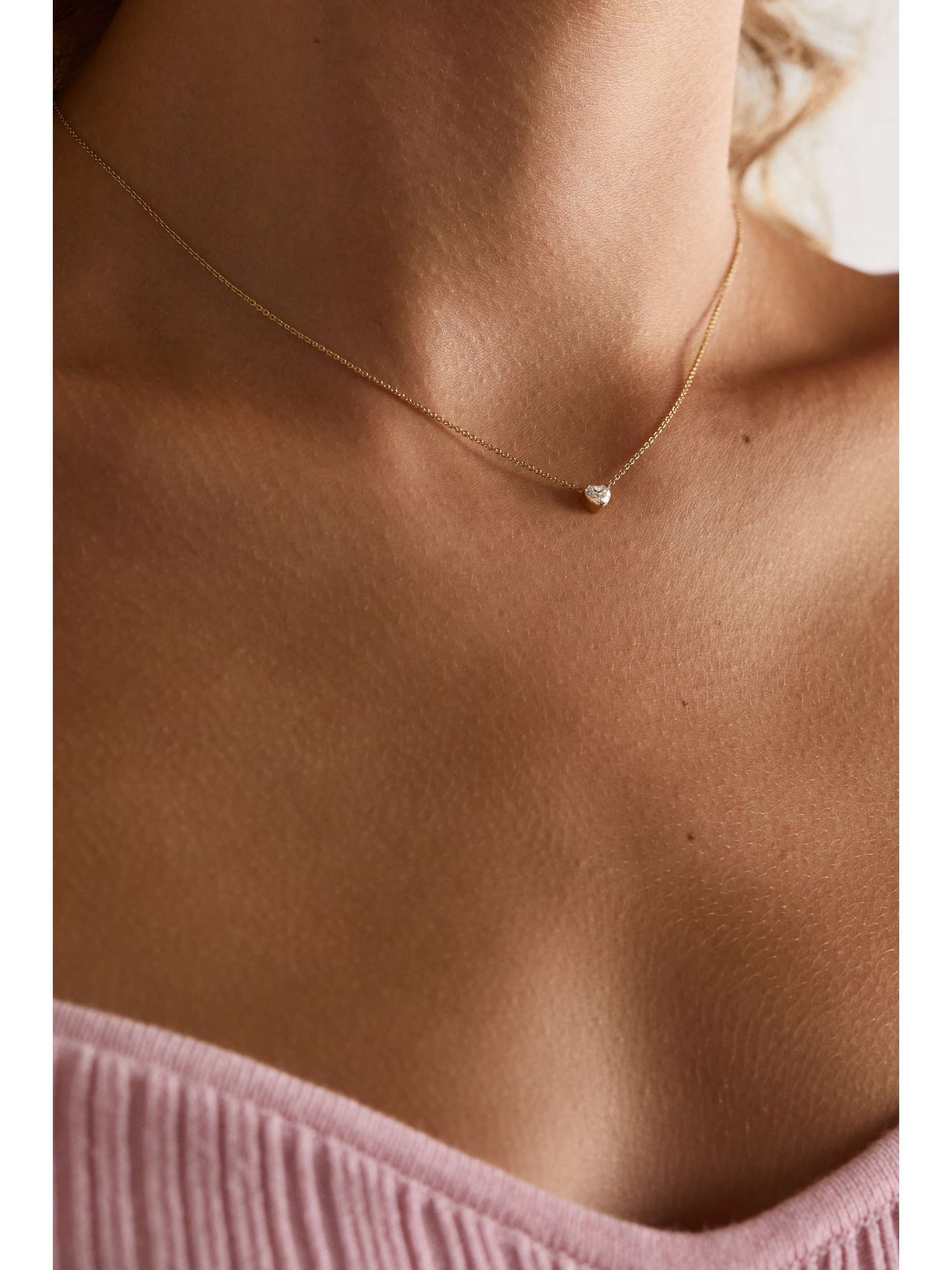 SOPHIE BILLE BRAHE Orangerie de Coeur Kette aus 18 Karat Gold mit Diamant