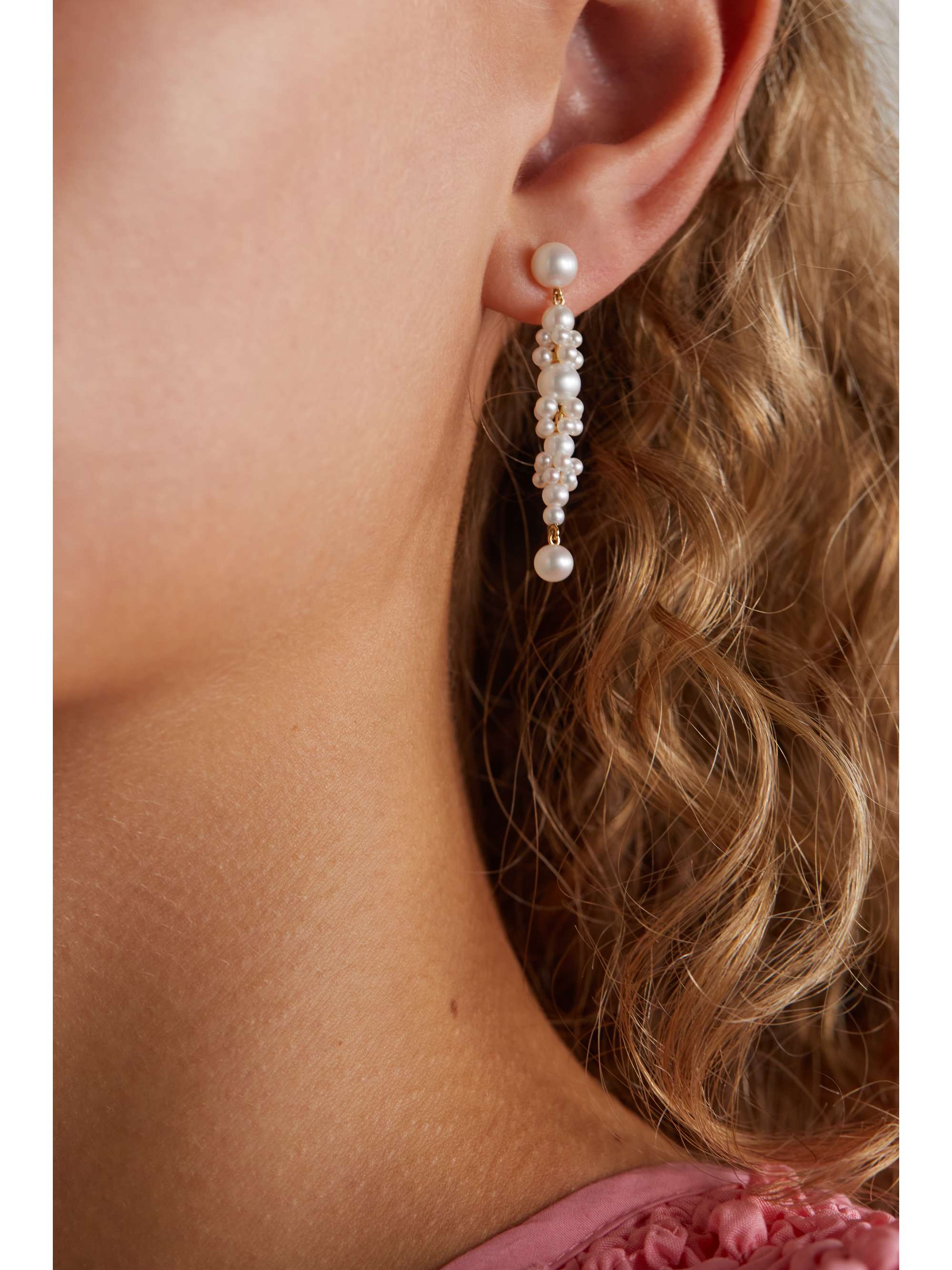 Sophie Bille Brahe / パール ダイヤモンド ピアス《ESTNATION