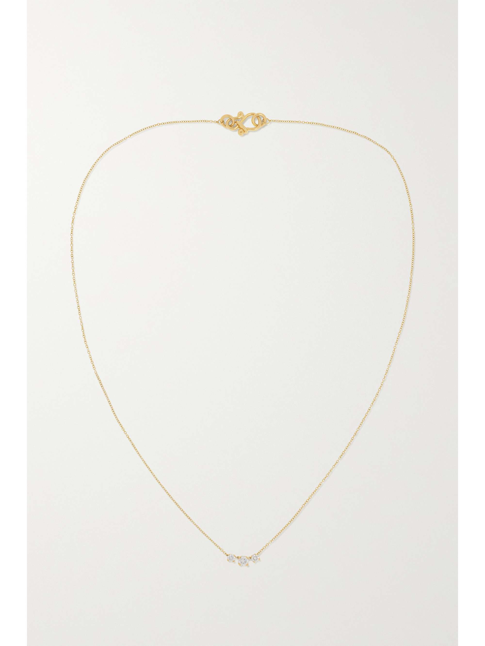 SOPHIE BILLE BRAHE Orangerie Trois 18-karat gold diamond necklace