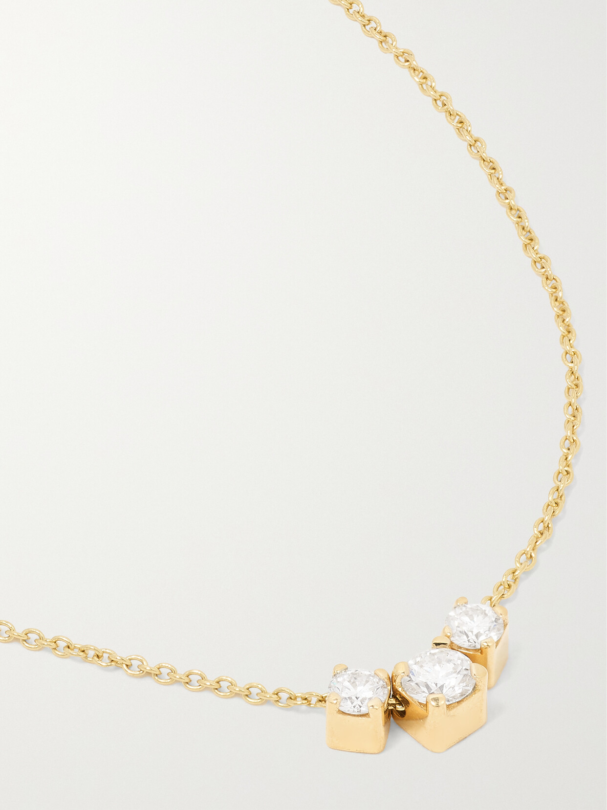 Sophie Bille Brahe - Orangerie Trois 18-karat Gold Diamond Necklace - one size