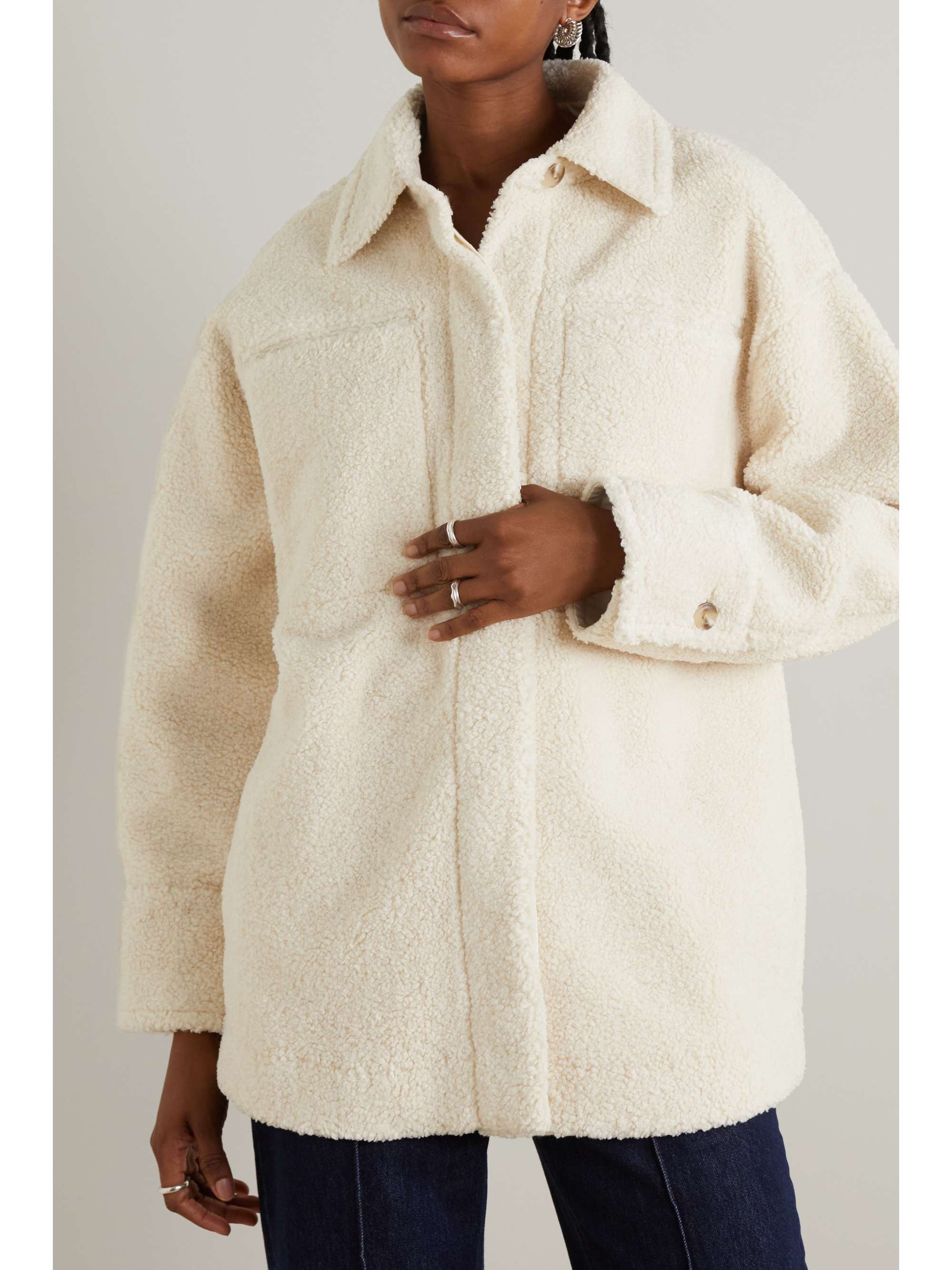 VINCE Sherpa fleece jacket