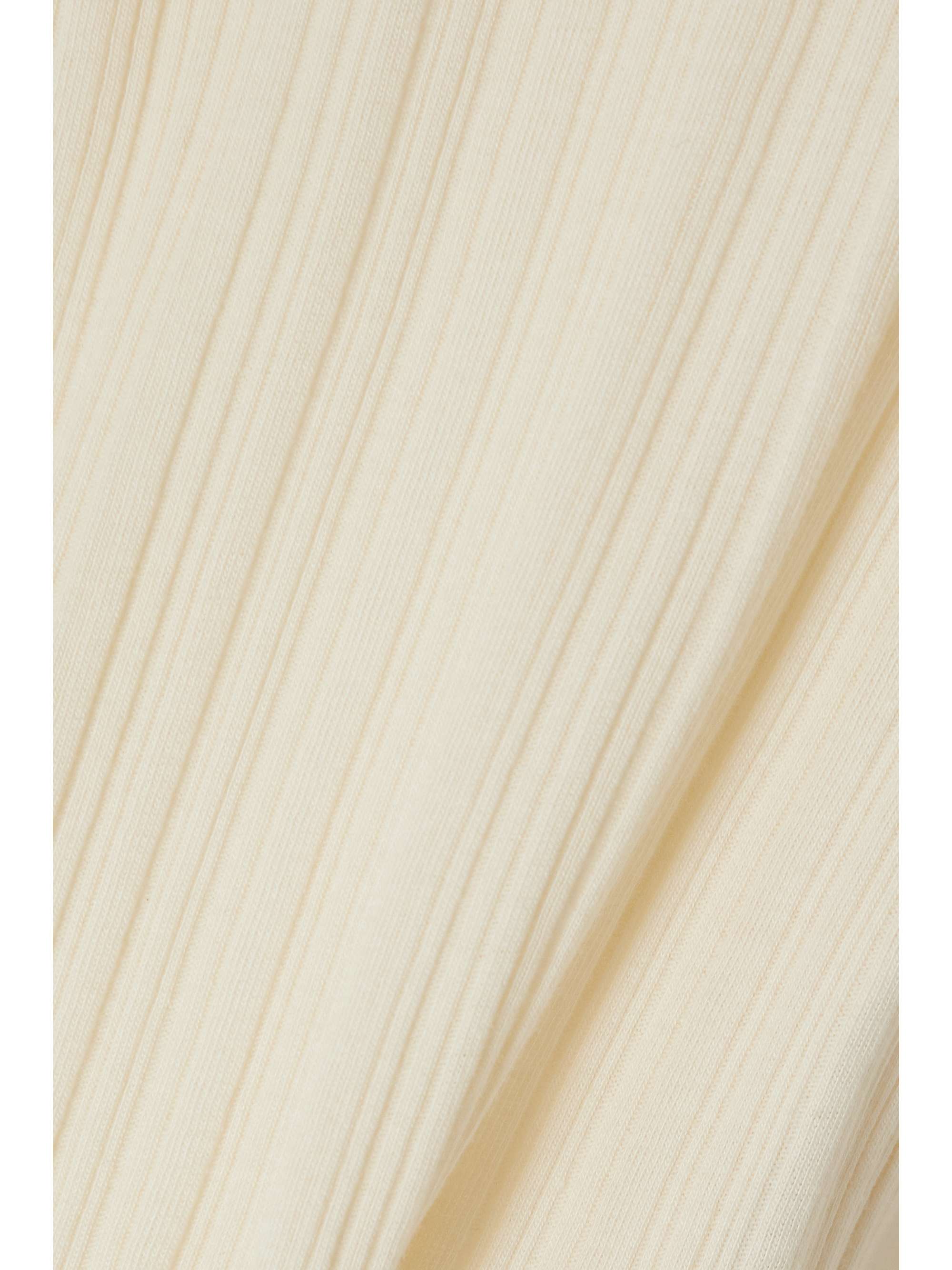 VINCE Ribbed Pima cotton and modal-blend T-shirt
