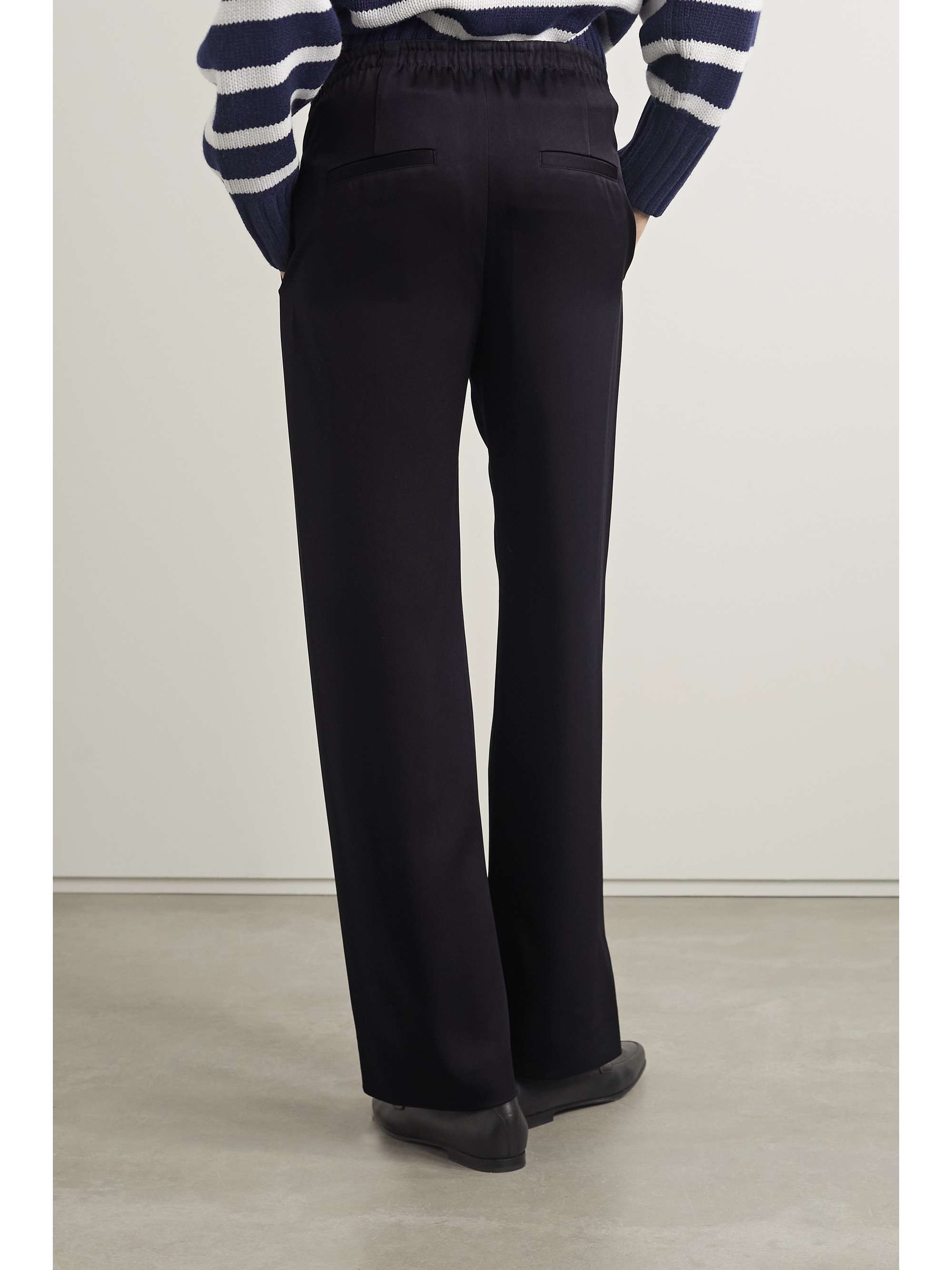VINCE Satin wide-leg pants
