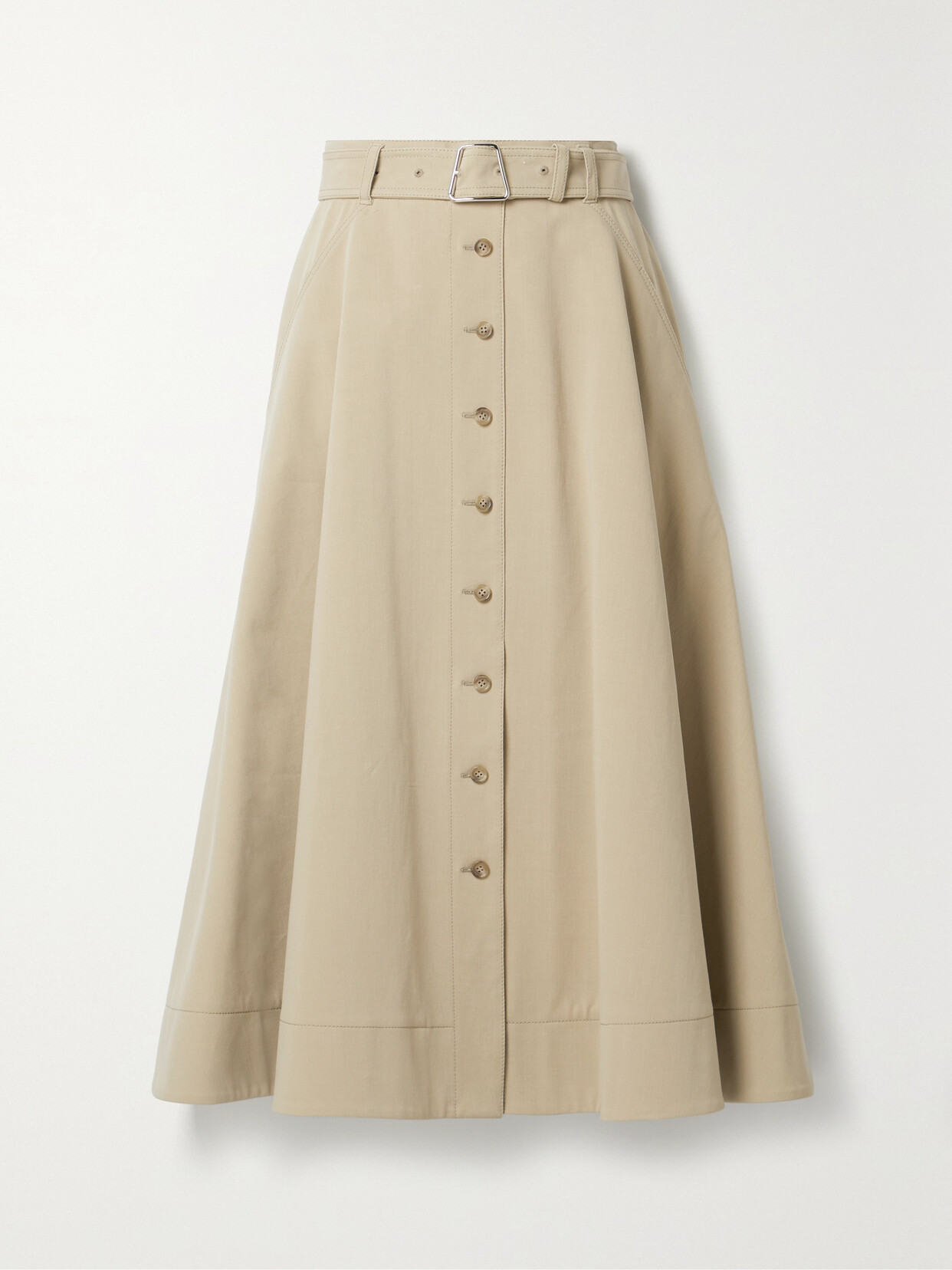 Akris - Belted Cotton-blend...