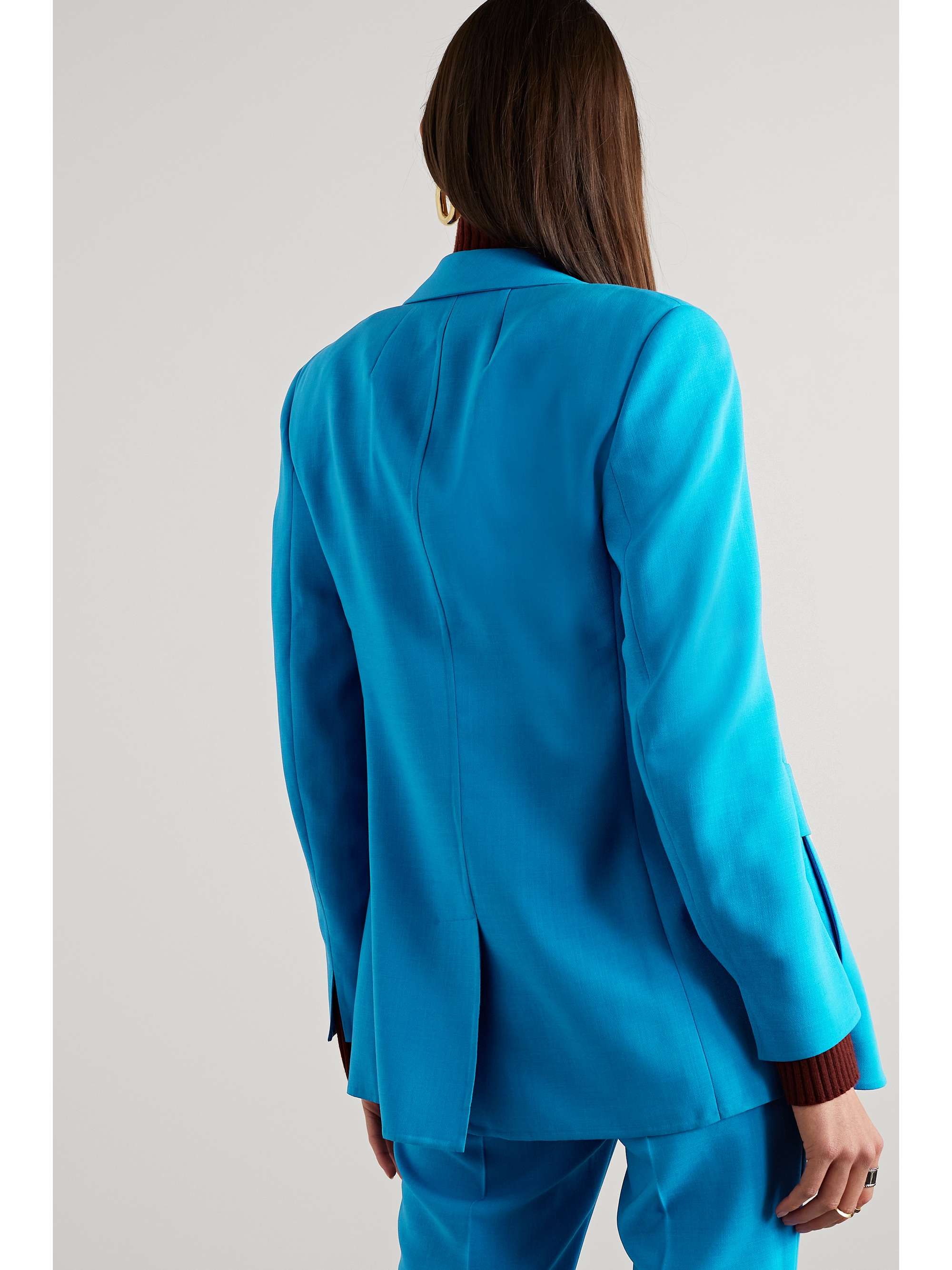 AKRIS Lucia wool-blend crepe blazer