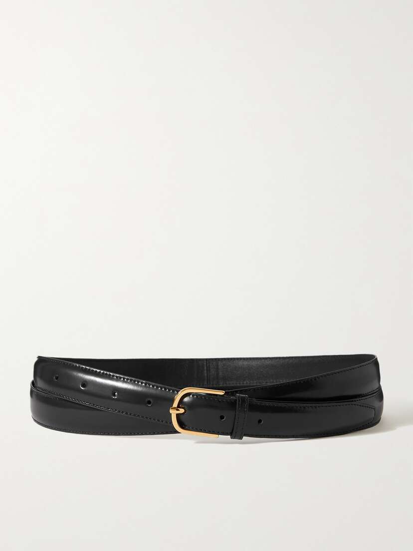 TOTEME Glossed-leather Belt