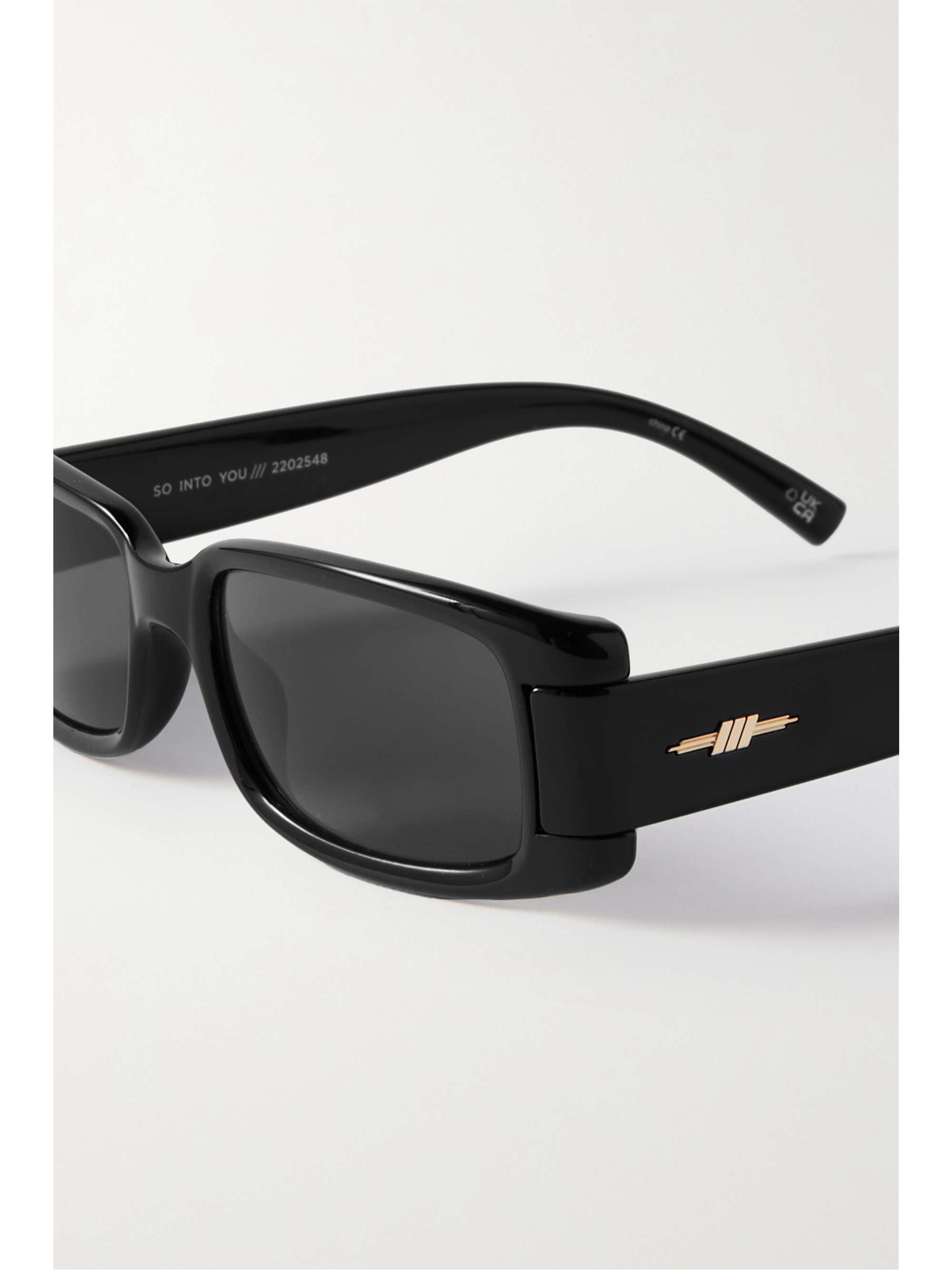 LE SPECS So Into You rectangular-frame acetate sunglasses
