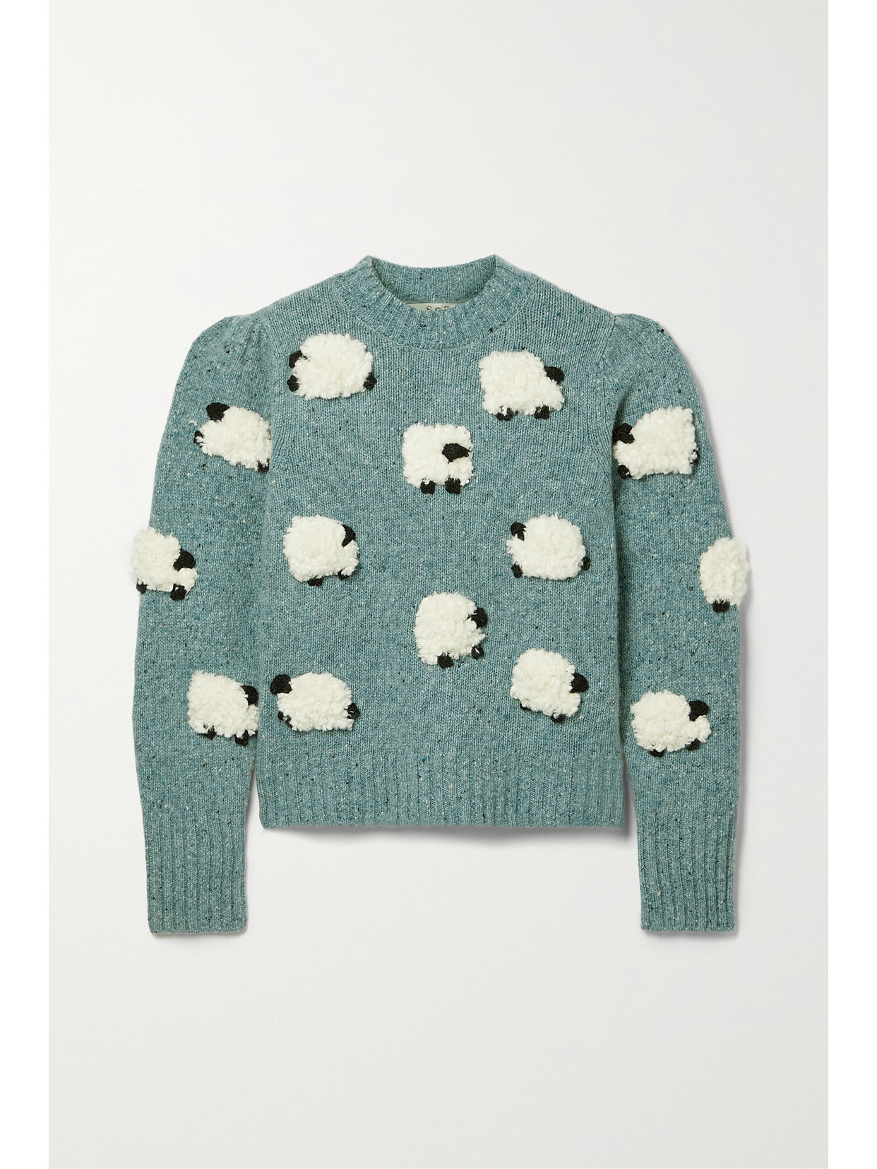 Sea Samira Wool Sheep Sweater In Blue