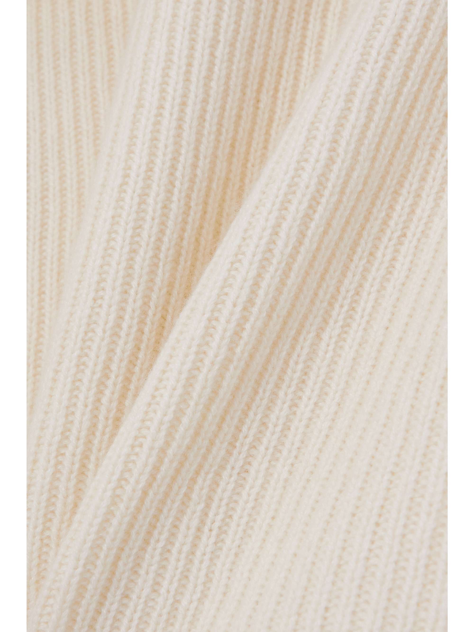 LISA YANG Mikaela off-the-shoulder ribbed cashmere sweater