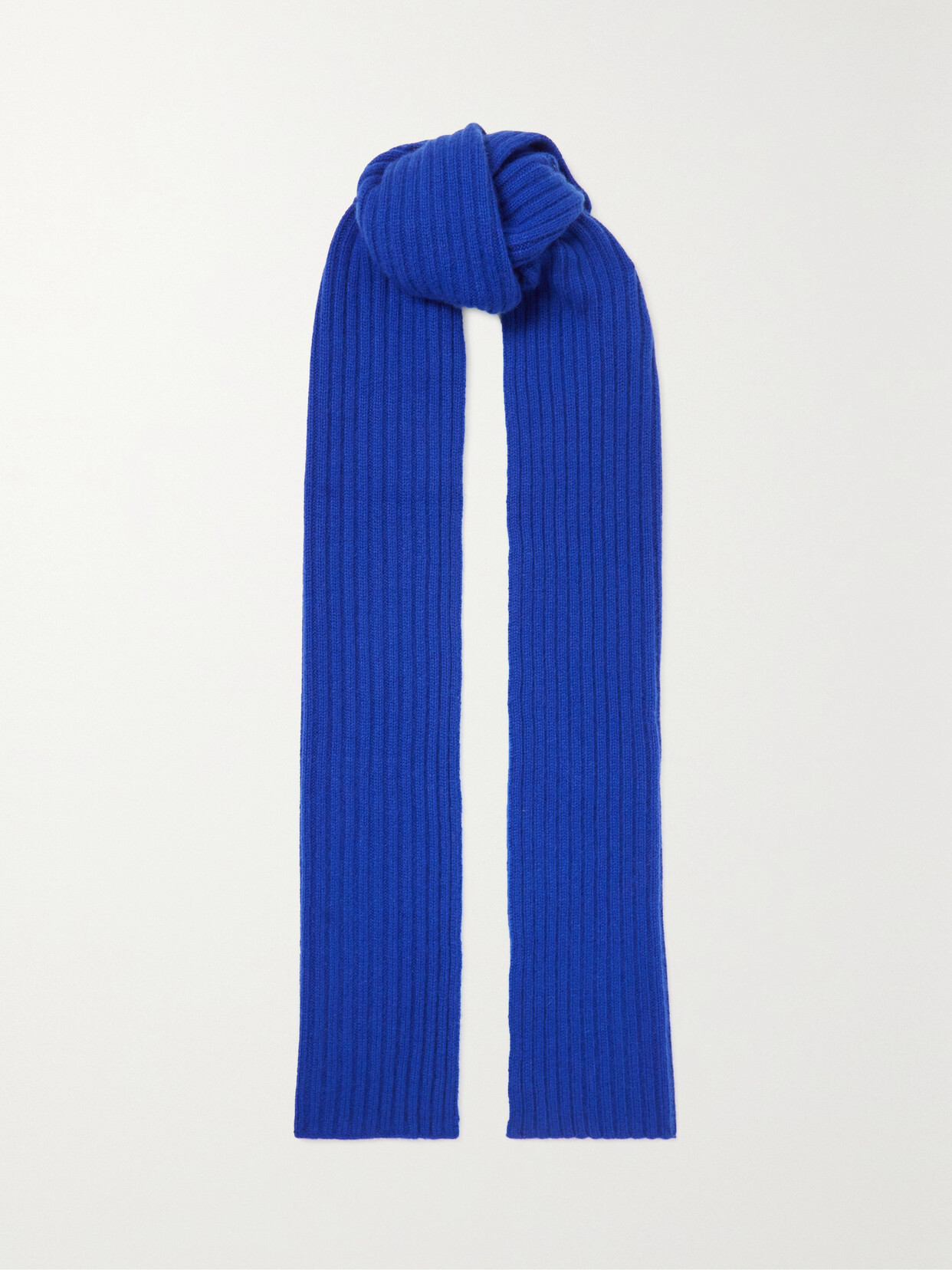 Arch4 - Nancy Ribbed Cashmere Scarf - Blue