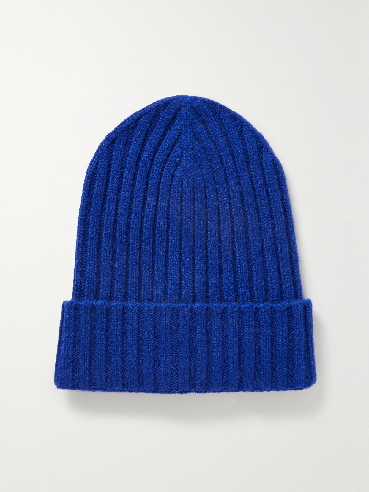 Arch4 +net Sustain Megan Ribbed Cashmere Beanie In Blue