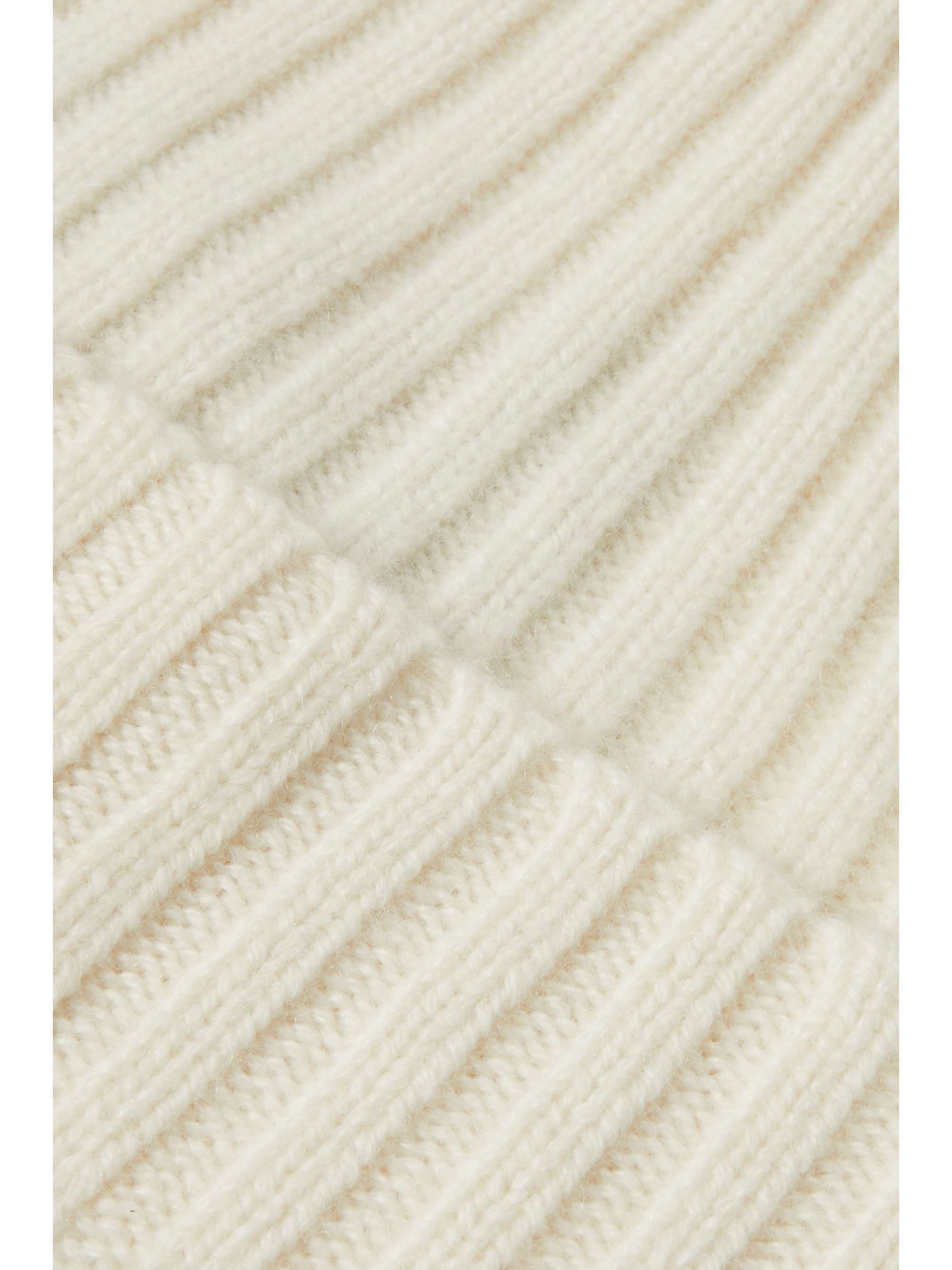 ARCH4 + NET SUSTAIN Megan ribbed cashmere beanie