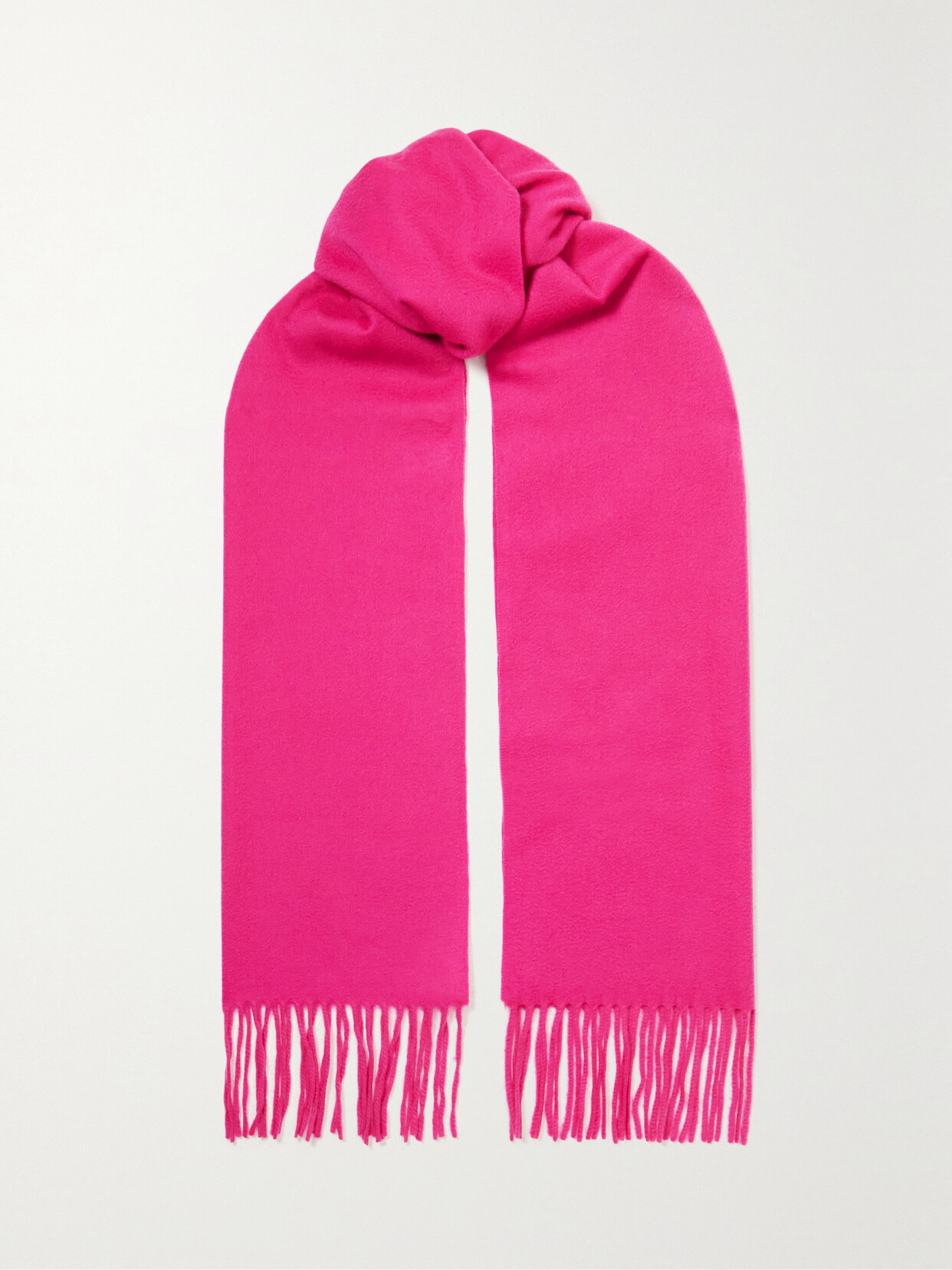 Arch4 - Gift Fringed Cashmere Scarf - Pink