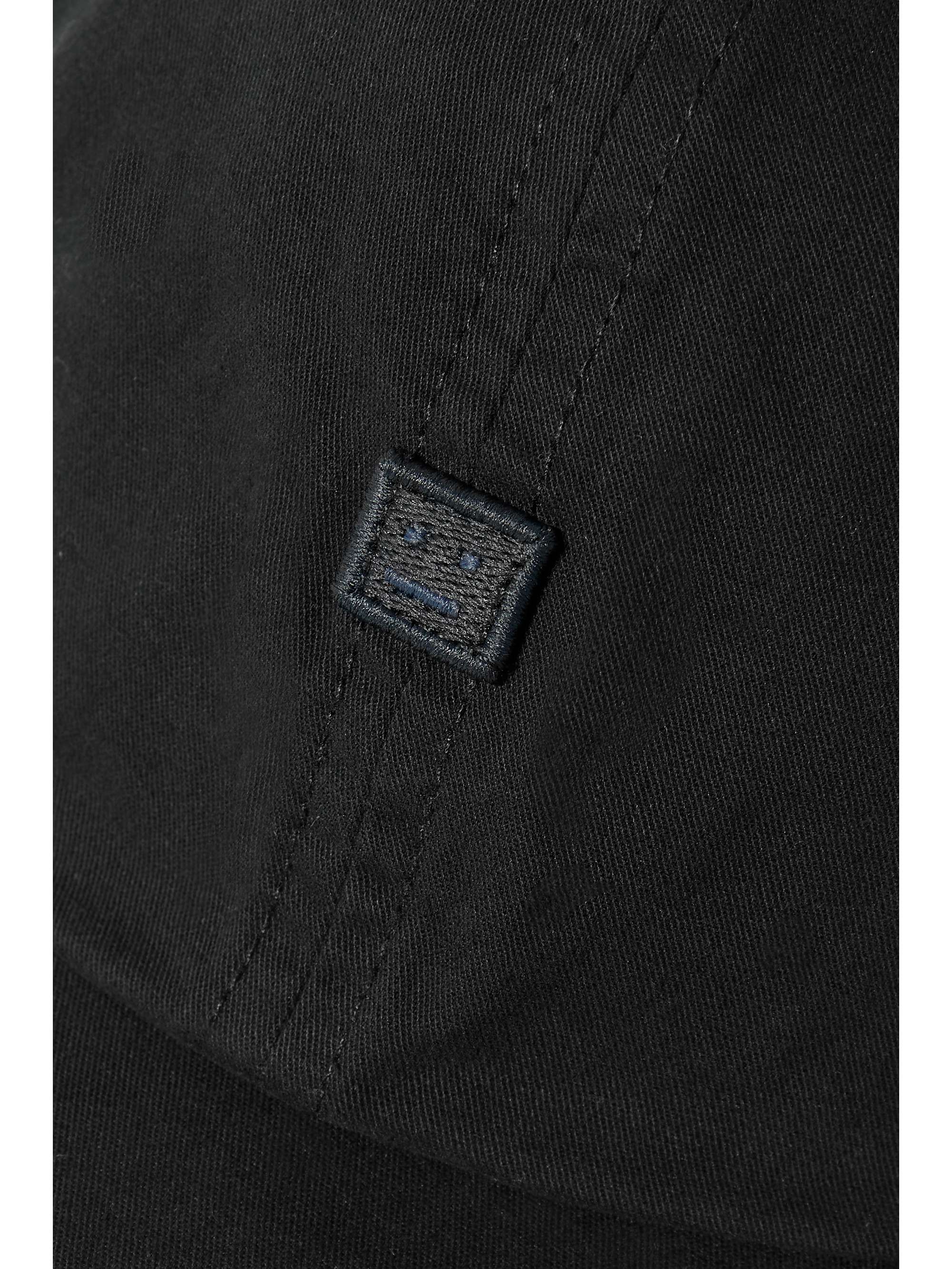 ACNE STUDIOS Appliquéd cotton-twill baseball cap