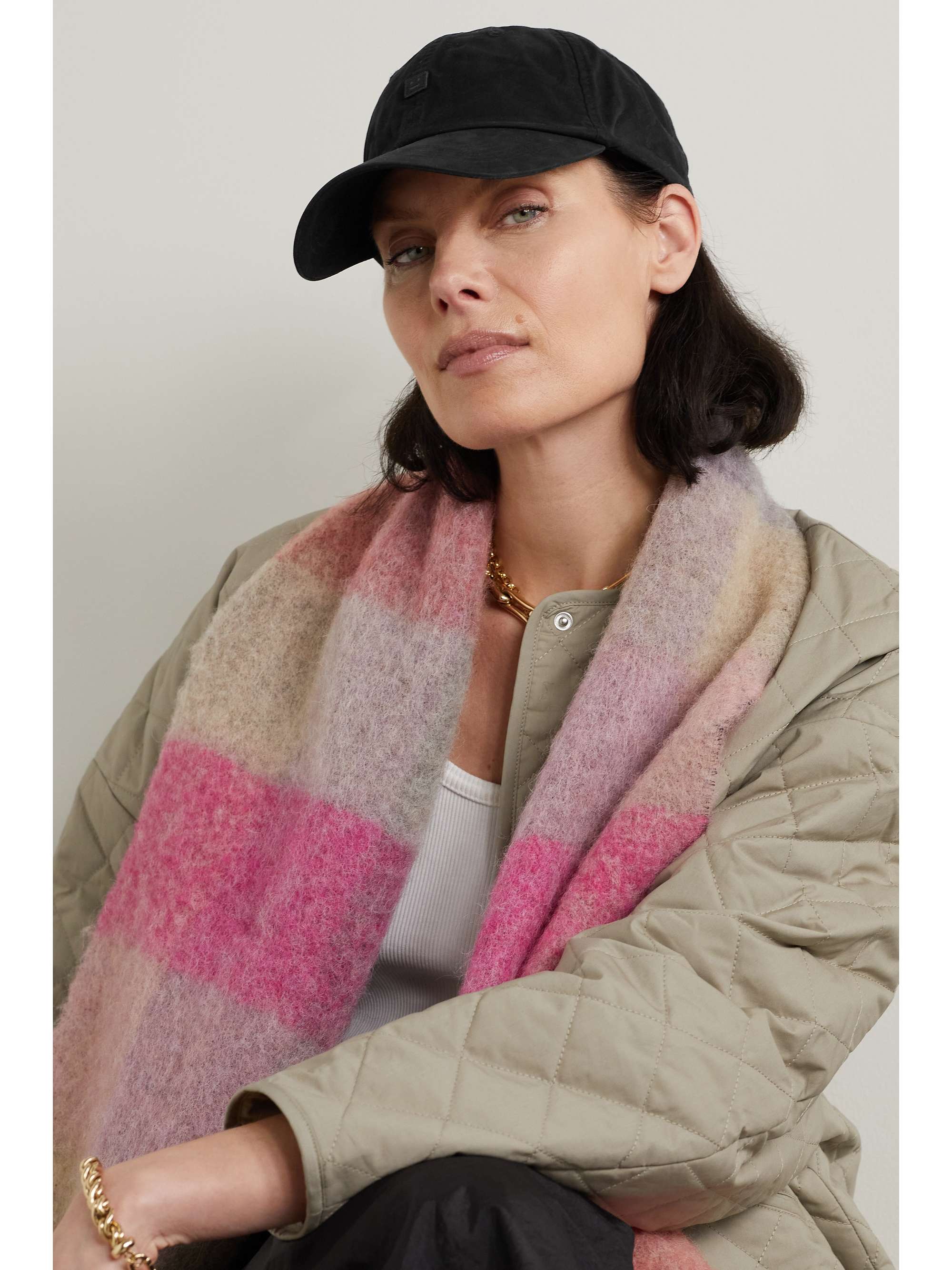 ACNE STUDIOS Appliquéd cotton-twill baseball cap