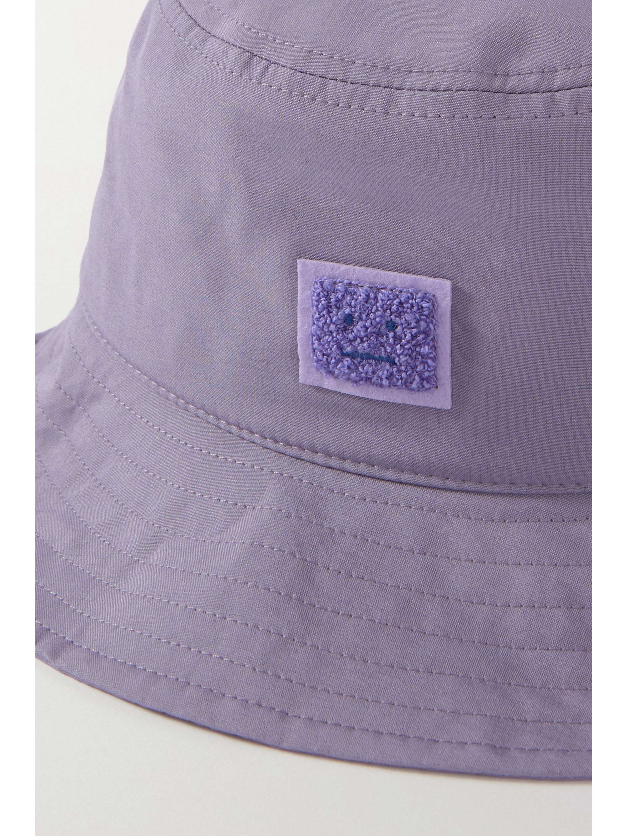 ACNE STUDIOS Appliquéd shell bucket hat