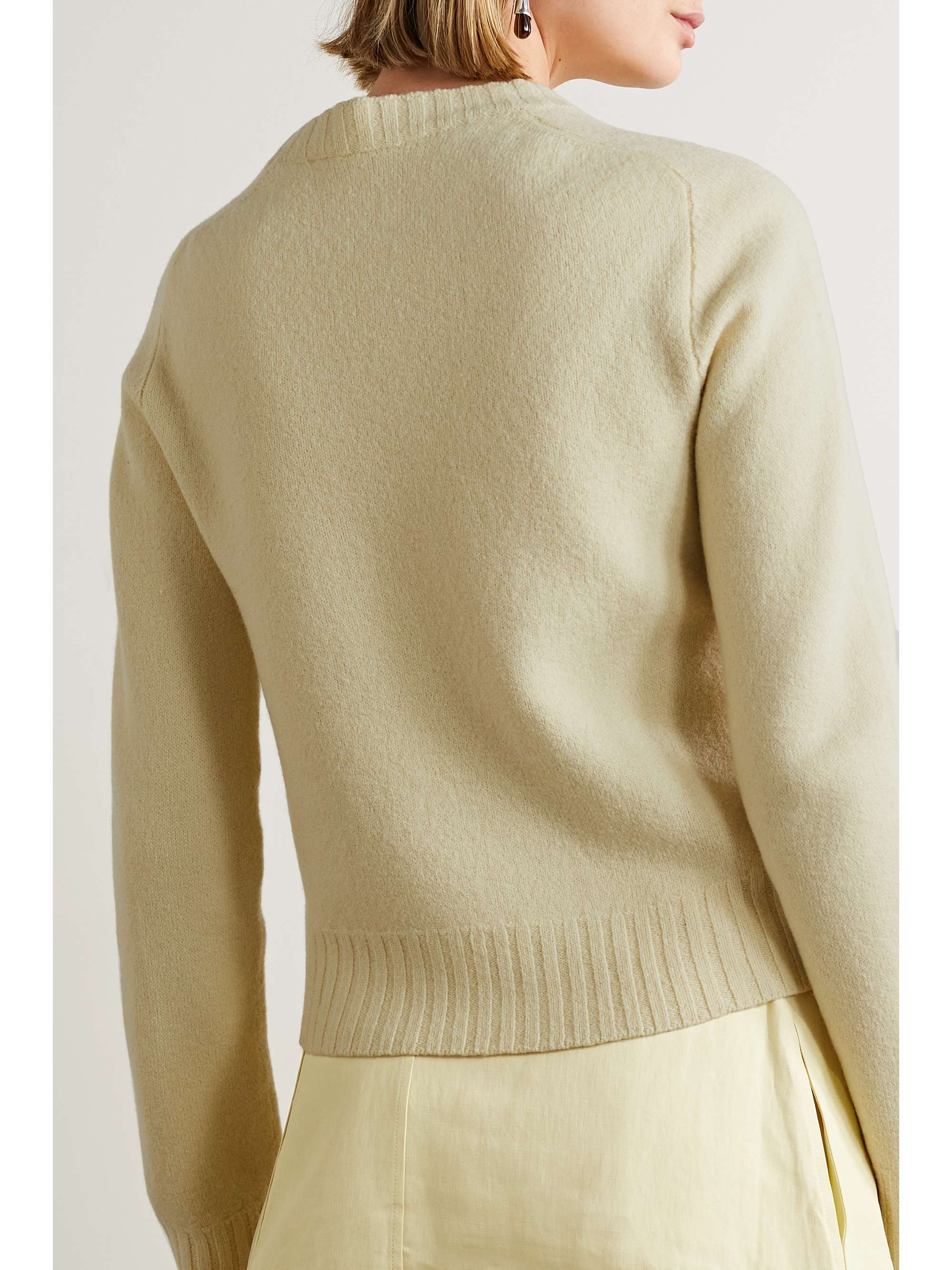 JIL SANDER Boiled merino wool sweater
