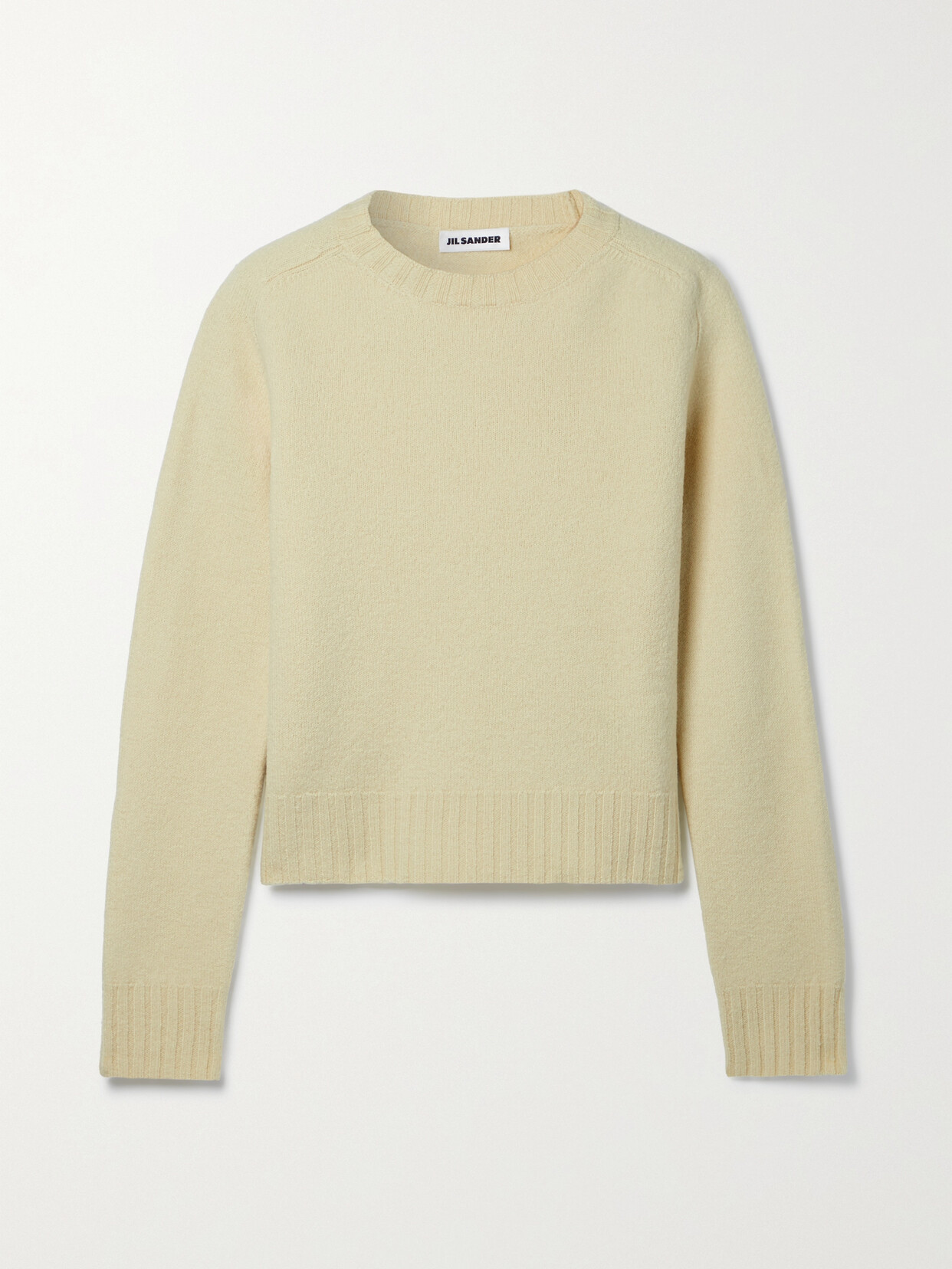 Jil Sander - Boiled Merino Wool Sweater - Cream